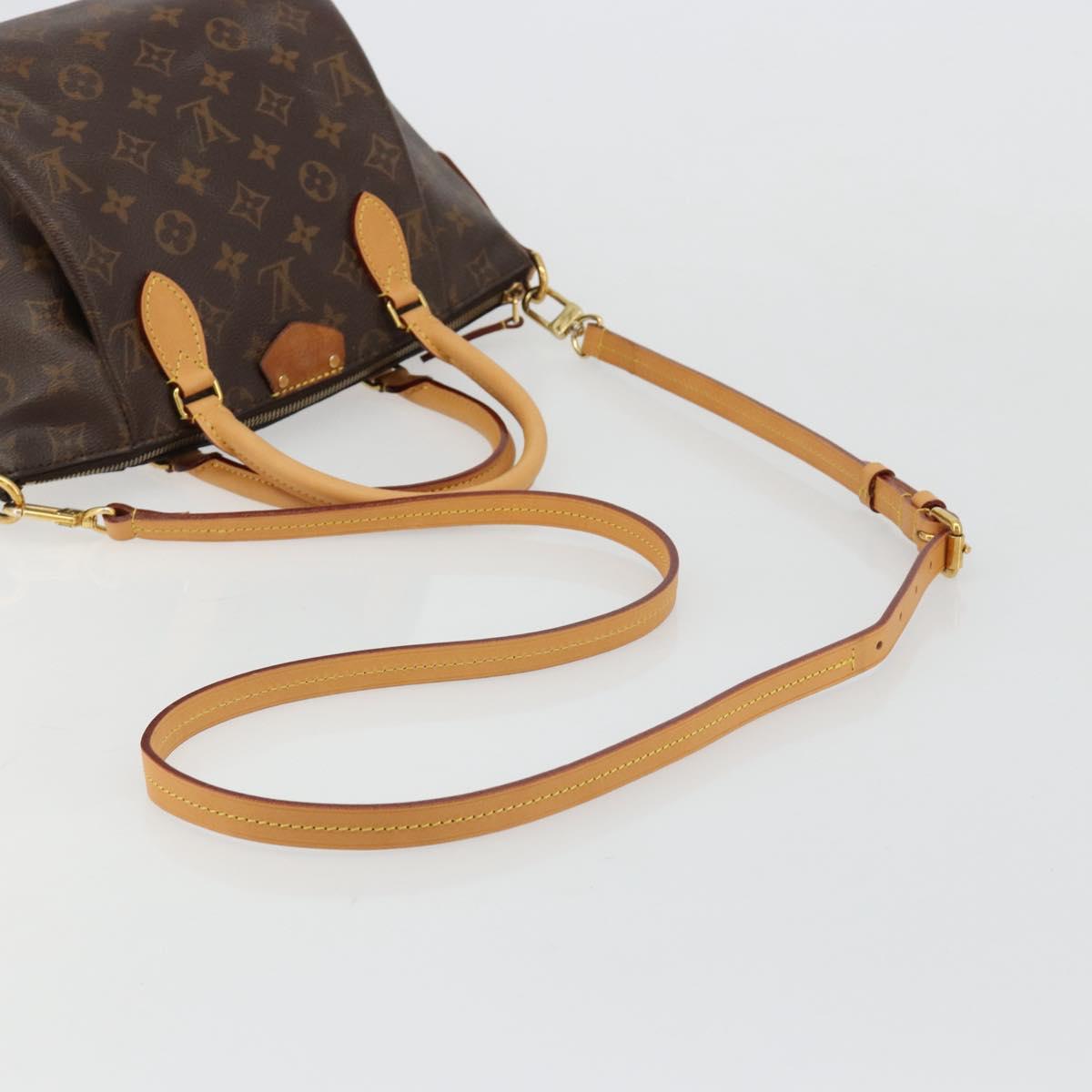 LOUIS VUITTON Monogram Turen PM Hand Bag 2way M48813 LV Auth bs35486