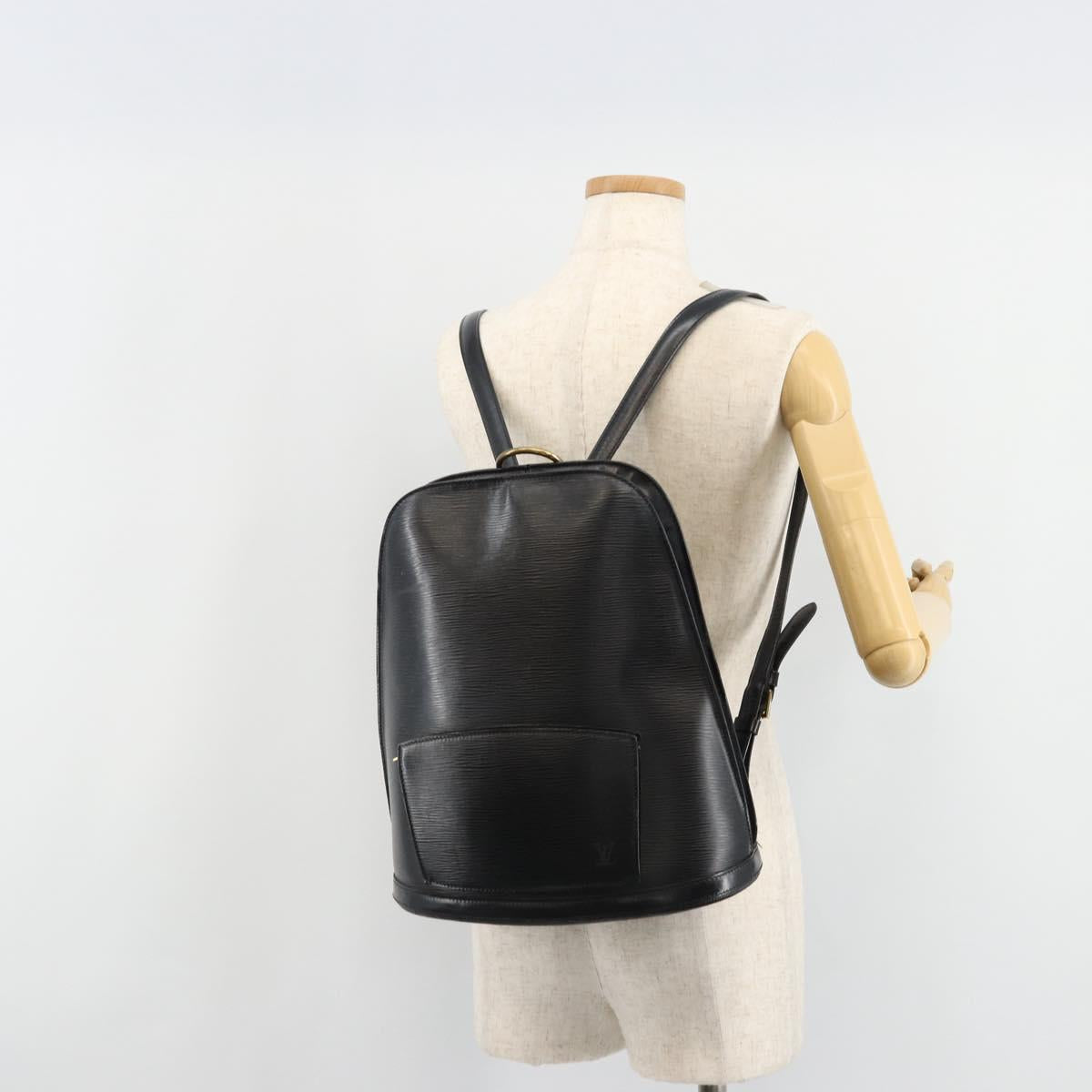 LOUIS VUITTON Epi Coblanc Shoulder Bag Black M52292 LV Auth bs35531