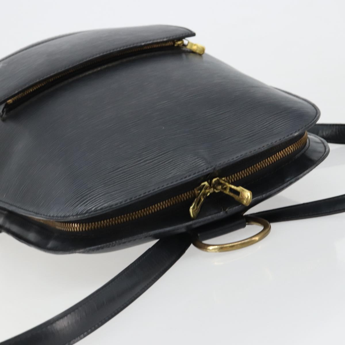 LOUIS VUITTON Epi Coblanc Shoulder Bag Black M52292 LV Auth bs35531
