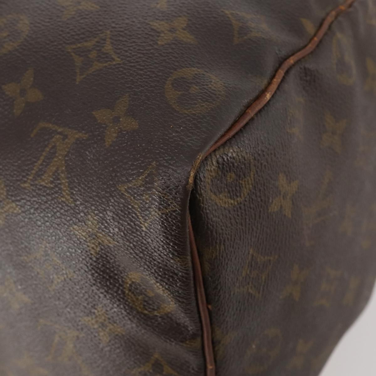 LOUIS VUITTON Monogram Speedy 35 Hand Bag M41524 LV Auth bs35533