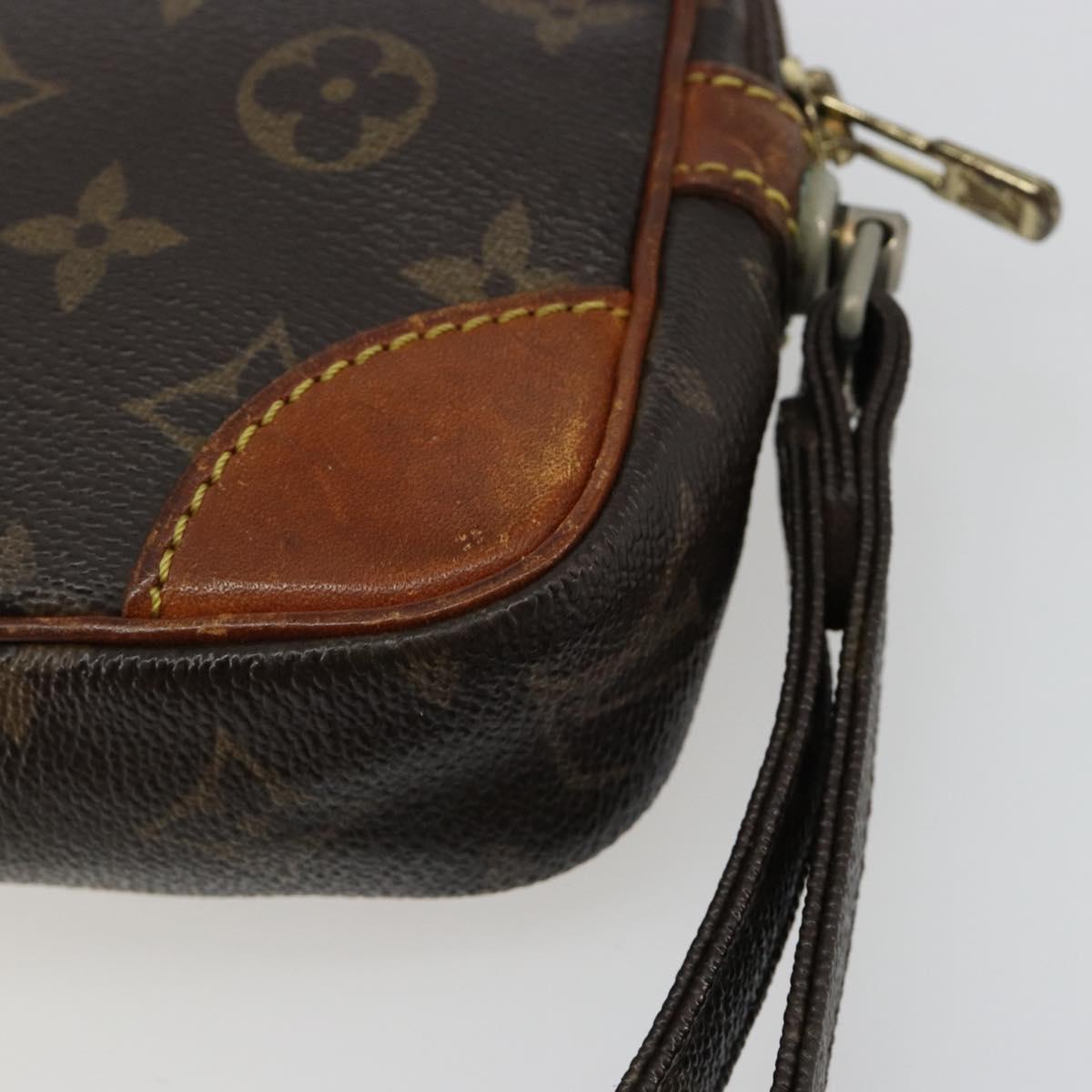 LOUIS VUITTON Monogram Marly Dragonne PM Clutch Bag M51827 LV Auth bs35536