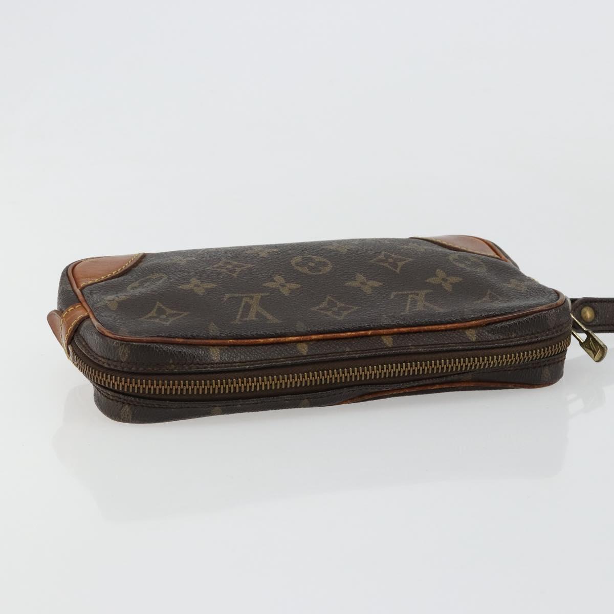 LOUIS VUITTON Monogram Marly Dragonne PM Clutch Bag M51827 LV Auth bs35536
