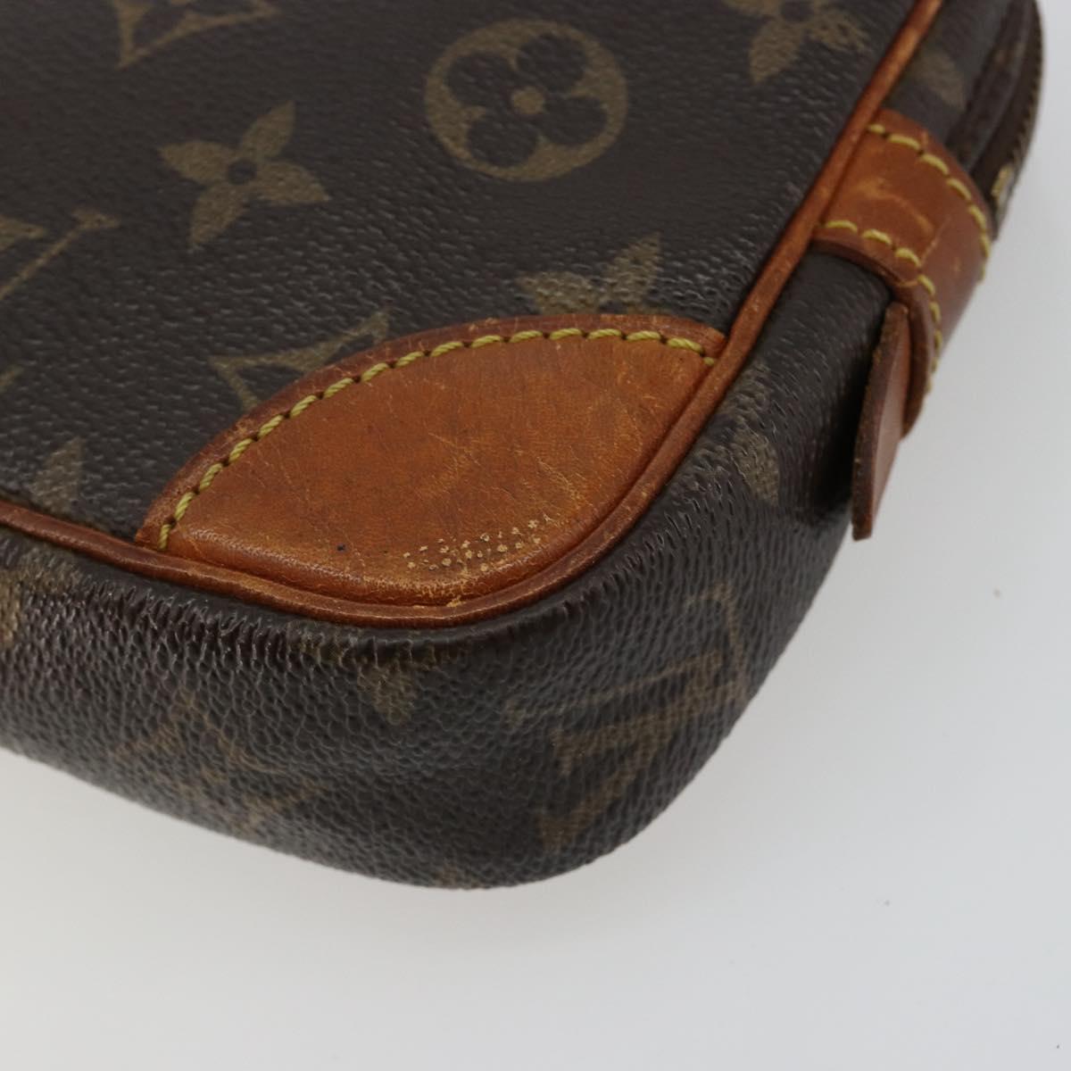 LOUIS VUITTON Monogram Marly Dragonne PM Clutch Bag M51827 LV Auth bs35536
