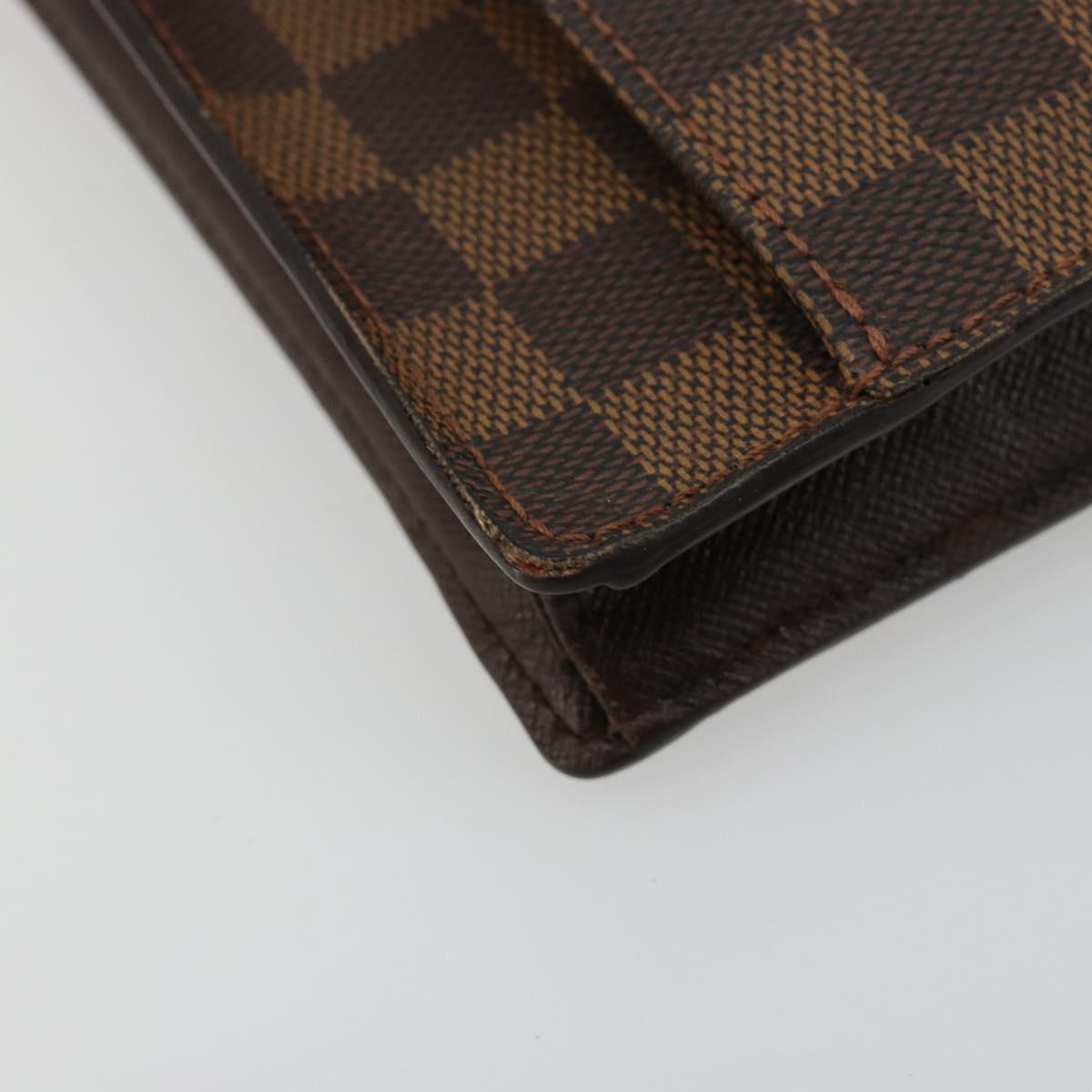 LOUIS VUITTON Damier Ebene Pimlico Shoulder Bag N45272 LV Auth bs35537