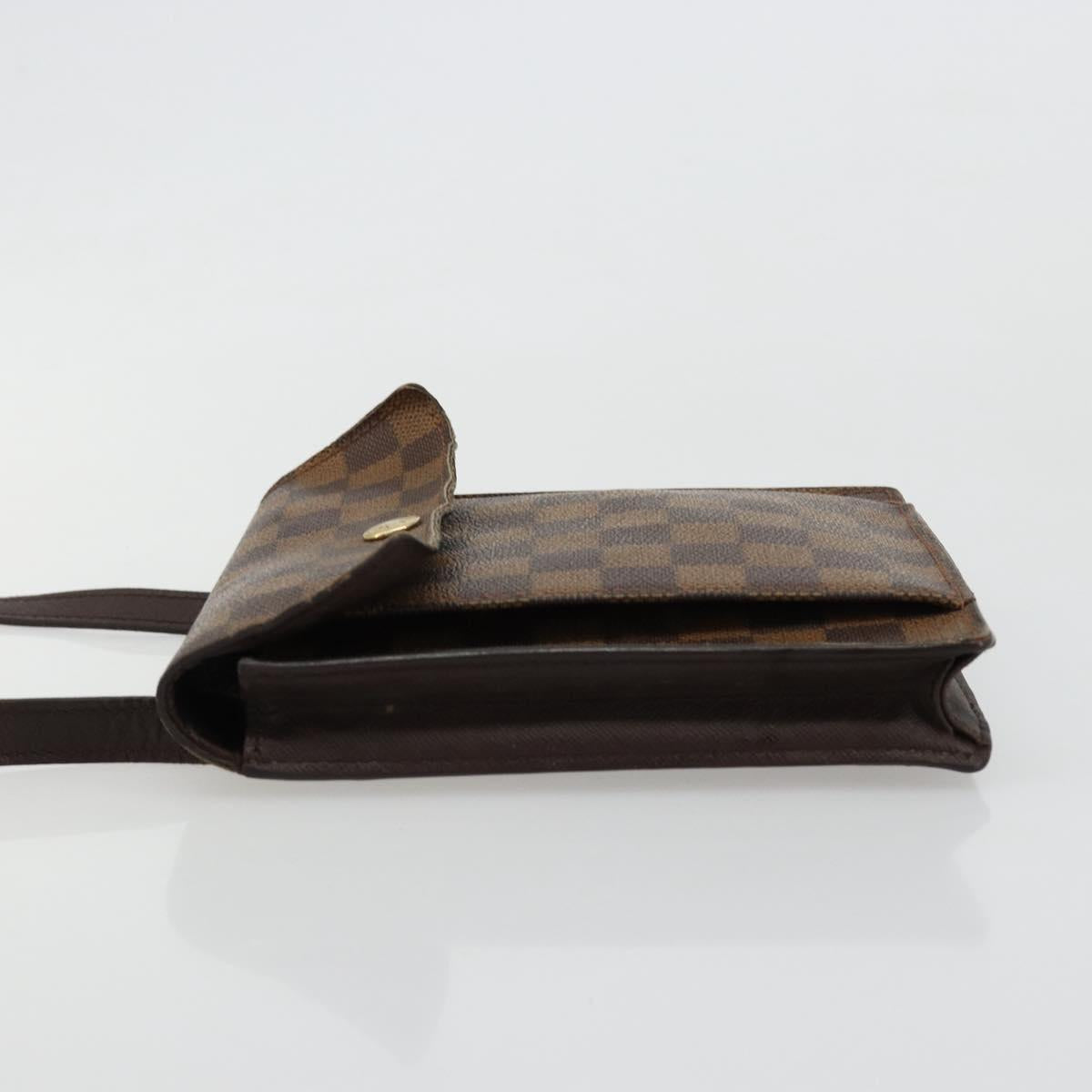 LOUIS VUITTON Damier Ebene Pimlico Shoulder Bag N45272 LV Auth bs35537