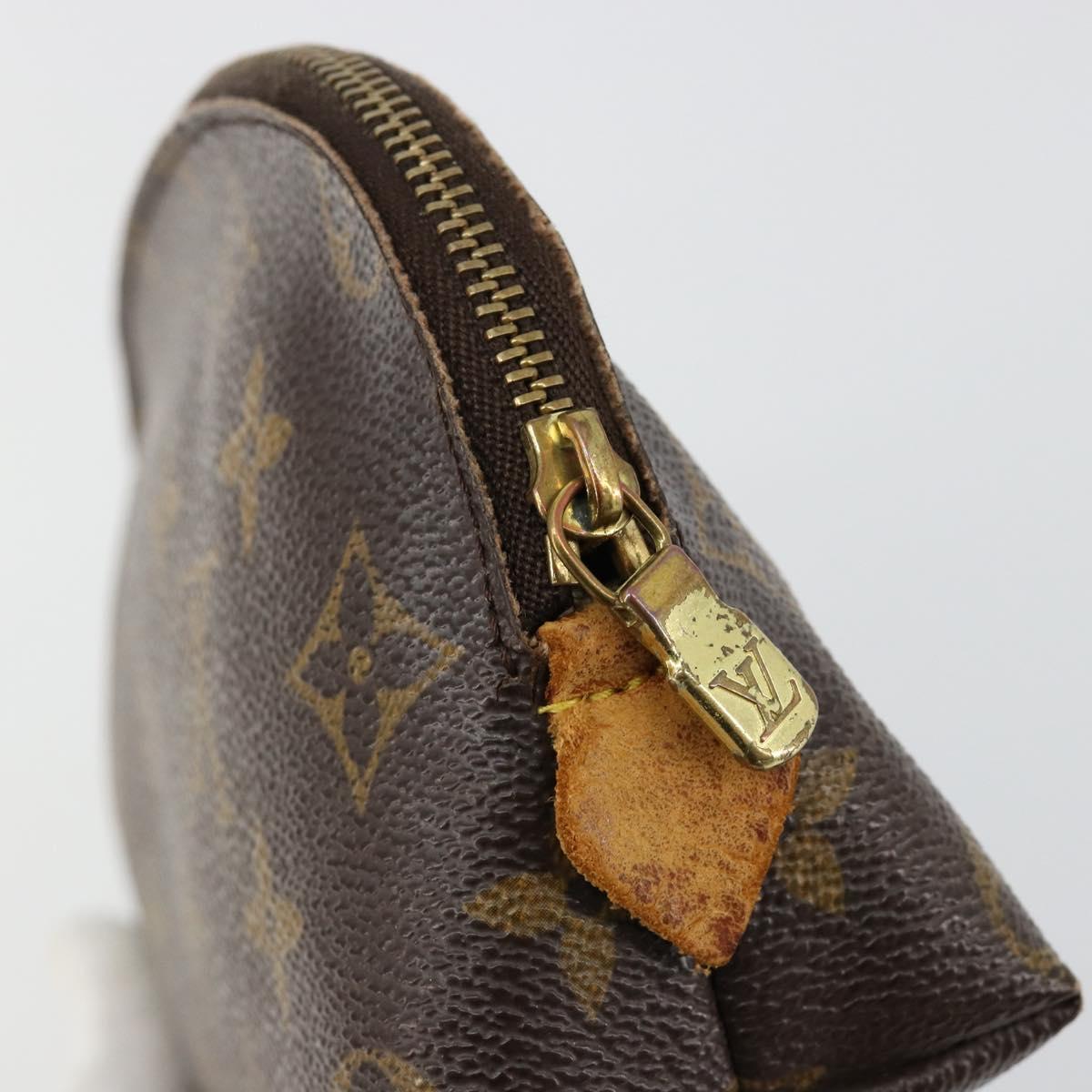 LOUIS VUITTON Monogram Pochette Cosmetic PM Pouch M43998 LV Auth bs35538