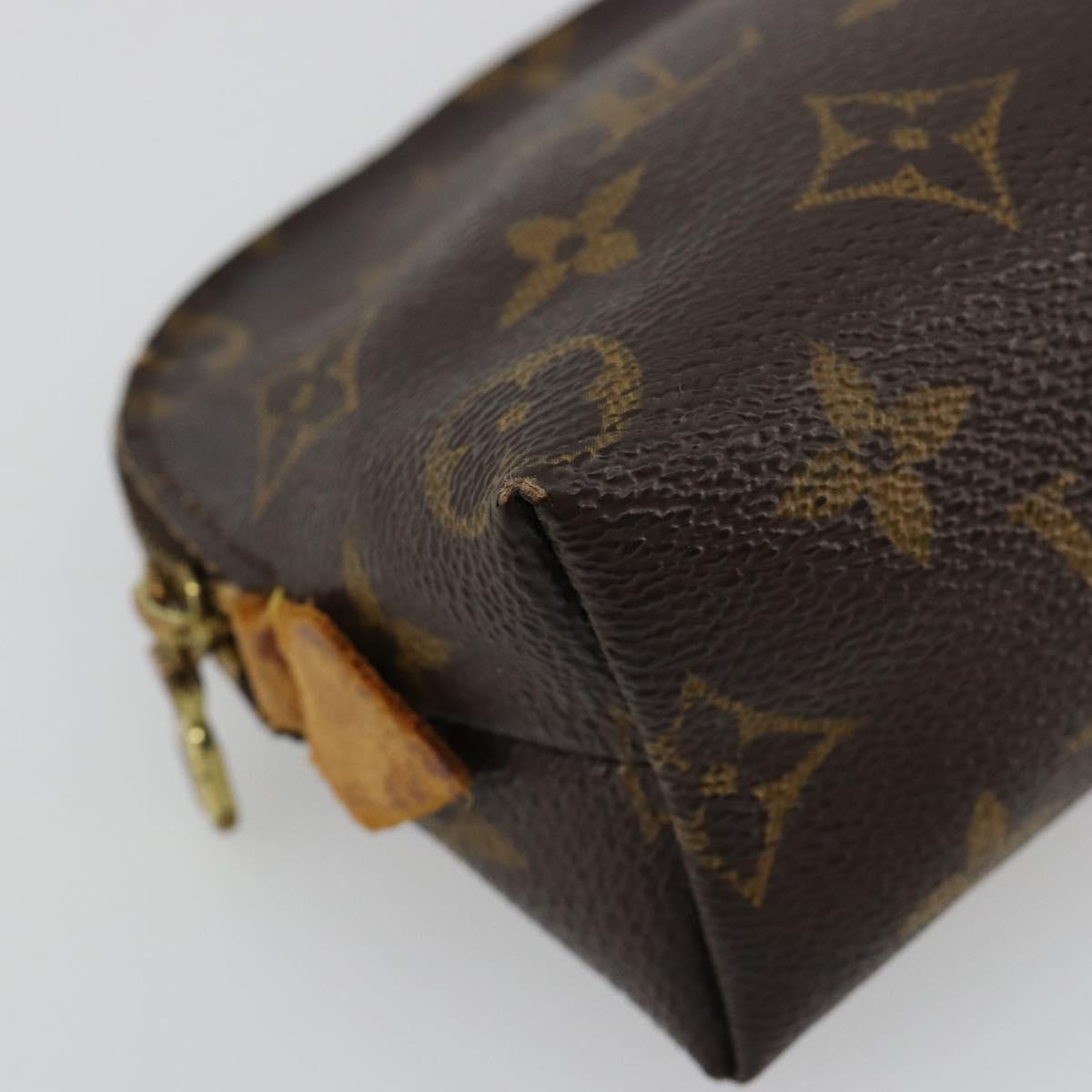 LOUIS VUITTON Monogram Pochette Cosmetic PM Pouch M43998 LV Auth bs35538