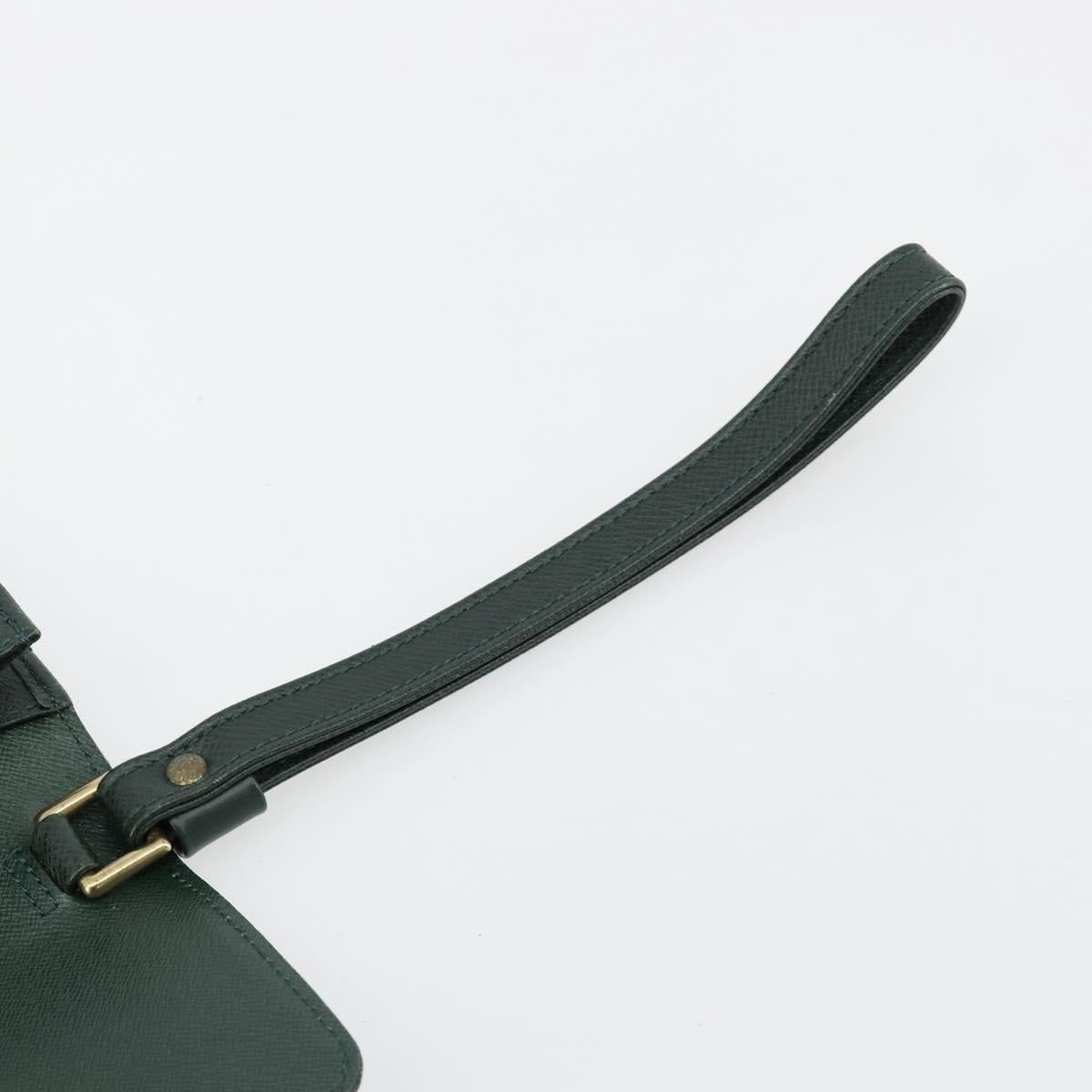 LOUIS VUITTON Taiga Pochette Kourad Clutch Bag Epicea M30194 LV Auth bs35554