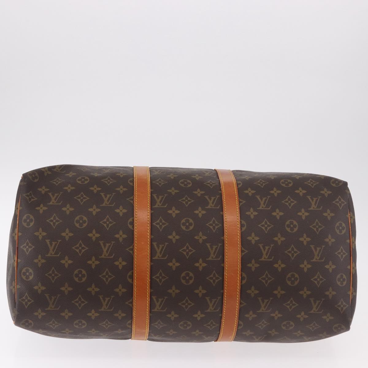 LOUIS VUITTON Monogram Keepall 50 Boston Bag M41426 LV Auth bs35556