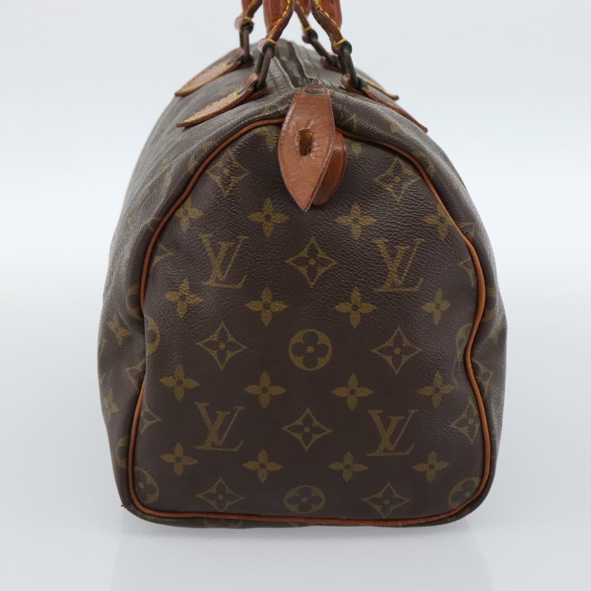LOUIS VUITTON Monogram Speedy 30 Hand Bag M41526 LV Auth bs35557