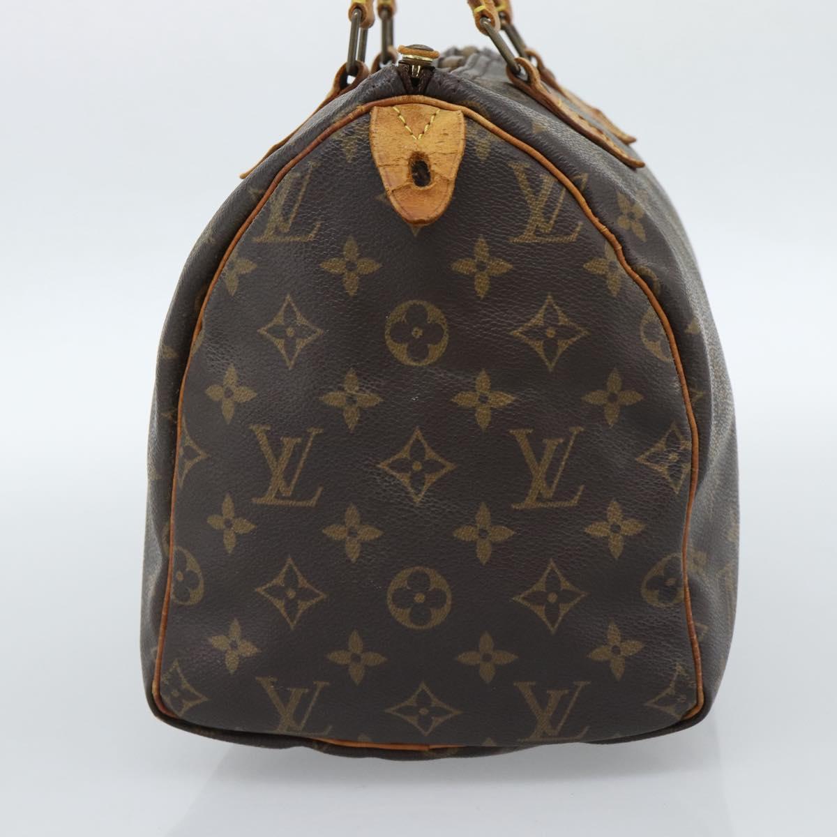 LOUIS VUITTON Monogram Speedy 30 Hand Bag M41526 LV Auth bs35558