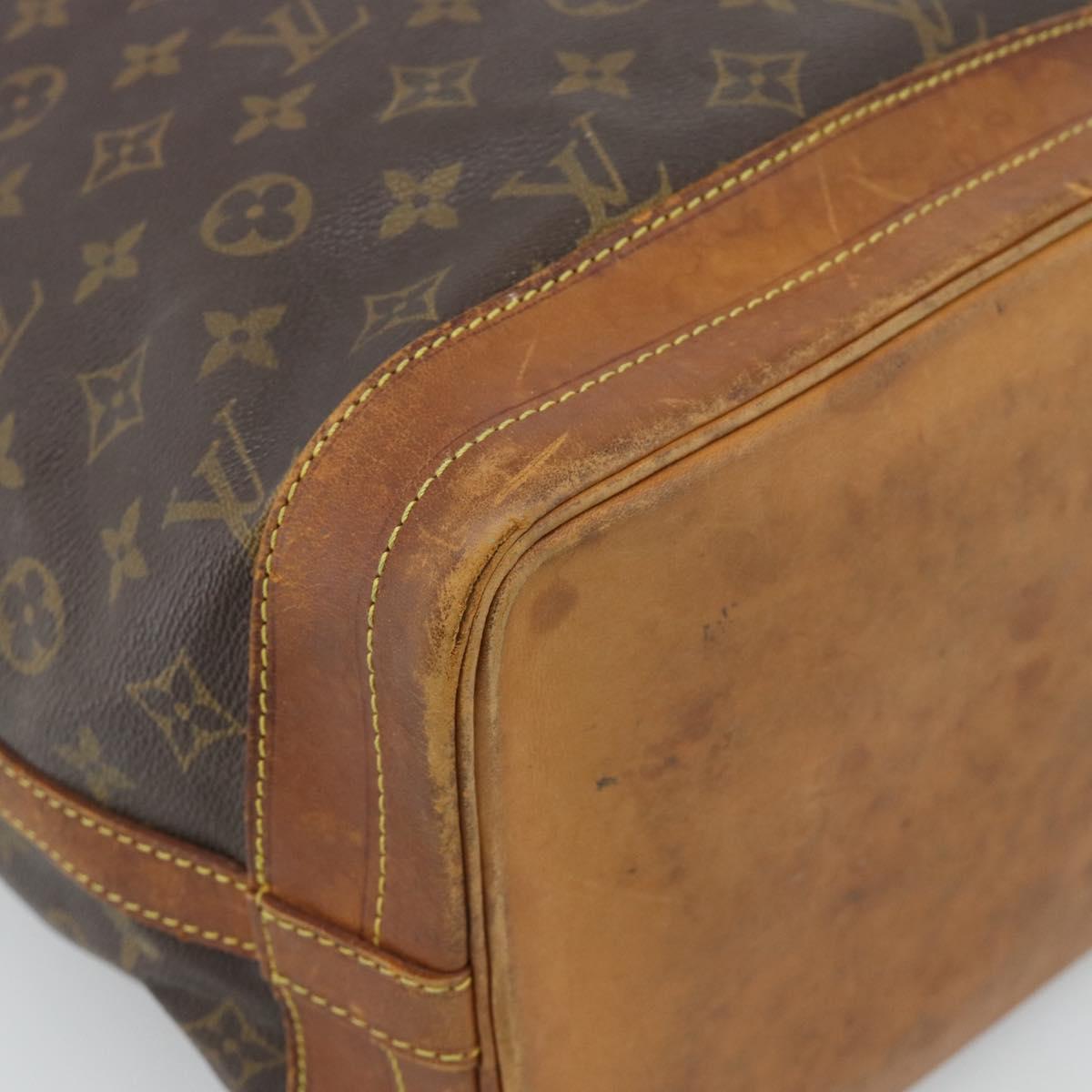 LOUIS VUITTON Monogram Noe Shoulder Bag M42224 LV Auth bs35560