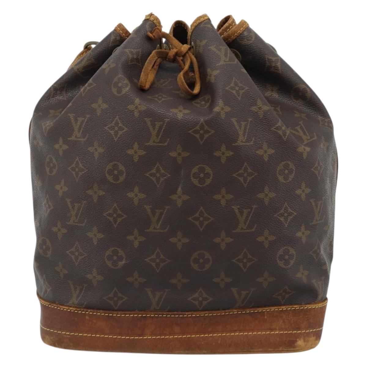 LOUIS VUITTON Monogram Noe Shoulder Bag M42224 LV Auth bs35560