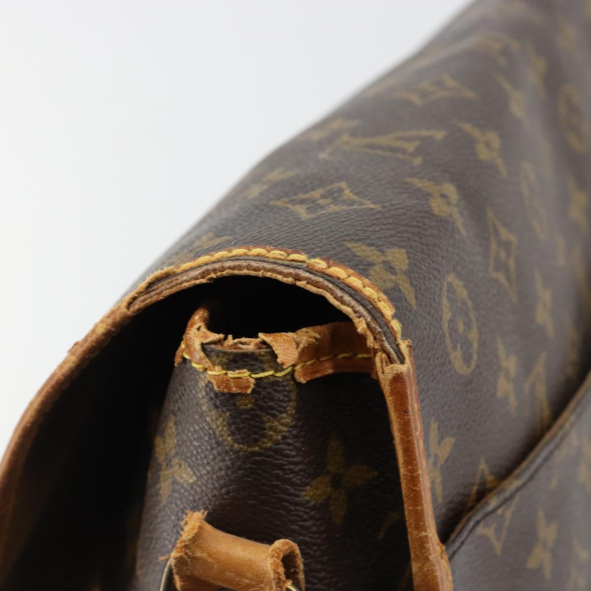LOUIS VUITTON Monogram Gibeciere GM Shoulder Bag M42246 LV Auth bs35566