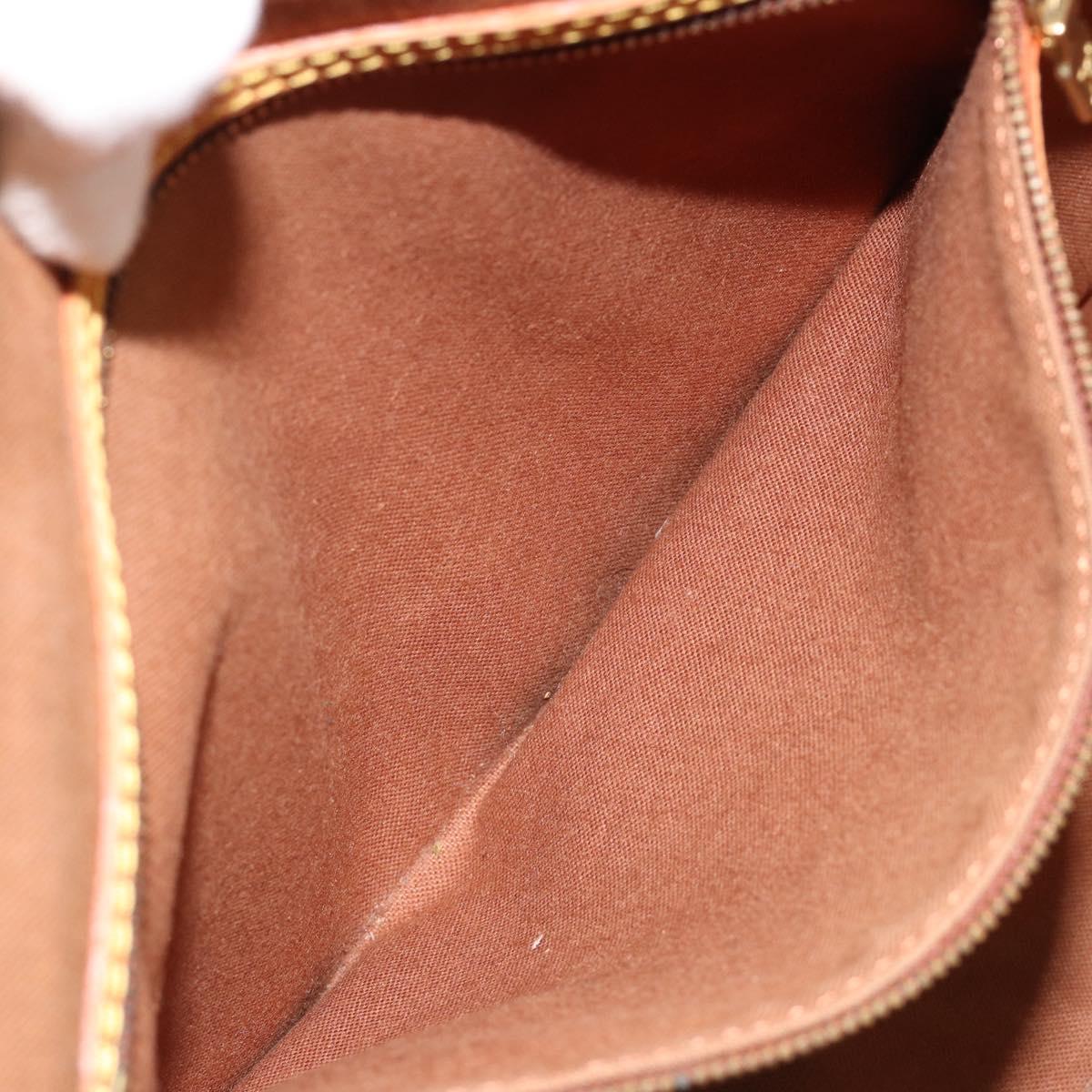 LOUIS VUITTON Monogram Gibeciere GM Shoulder Bag M42246 LV Auth bs35566