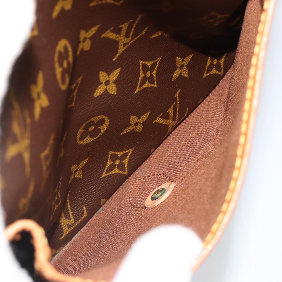 LOUIS VUITTON Monogram Gibeciere GM Shoulder Bag M42246 LV Auth bs35566