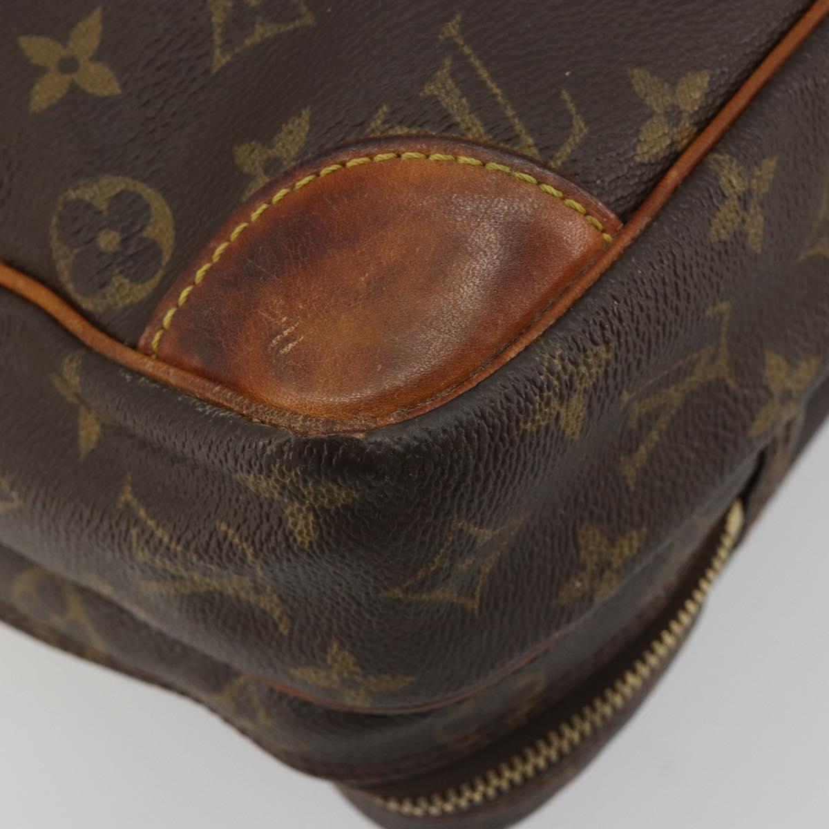 LOUIS VUITTON Monogram Porte Documents Voyage 2 Compartments M53362 Auth bs35595