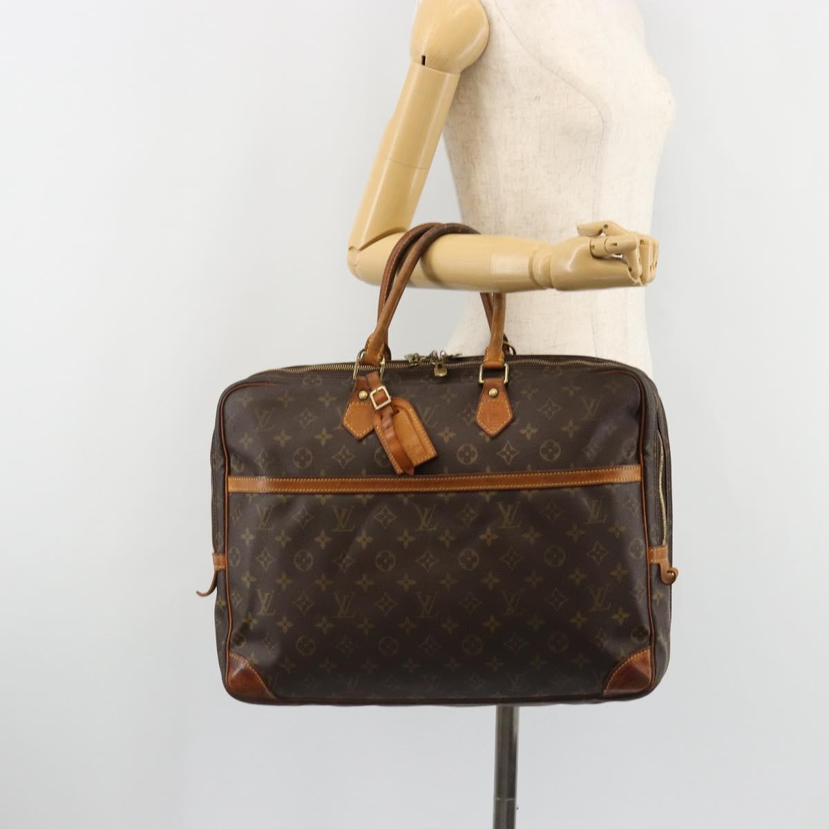 LOUIS VUITTON Monogram Porte Documents Voyage 2 Compartments M53362 Auth bs35595