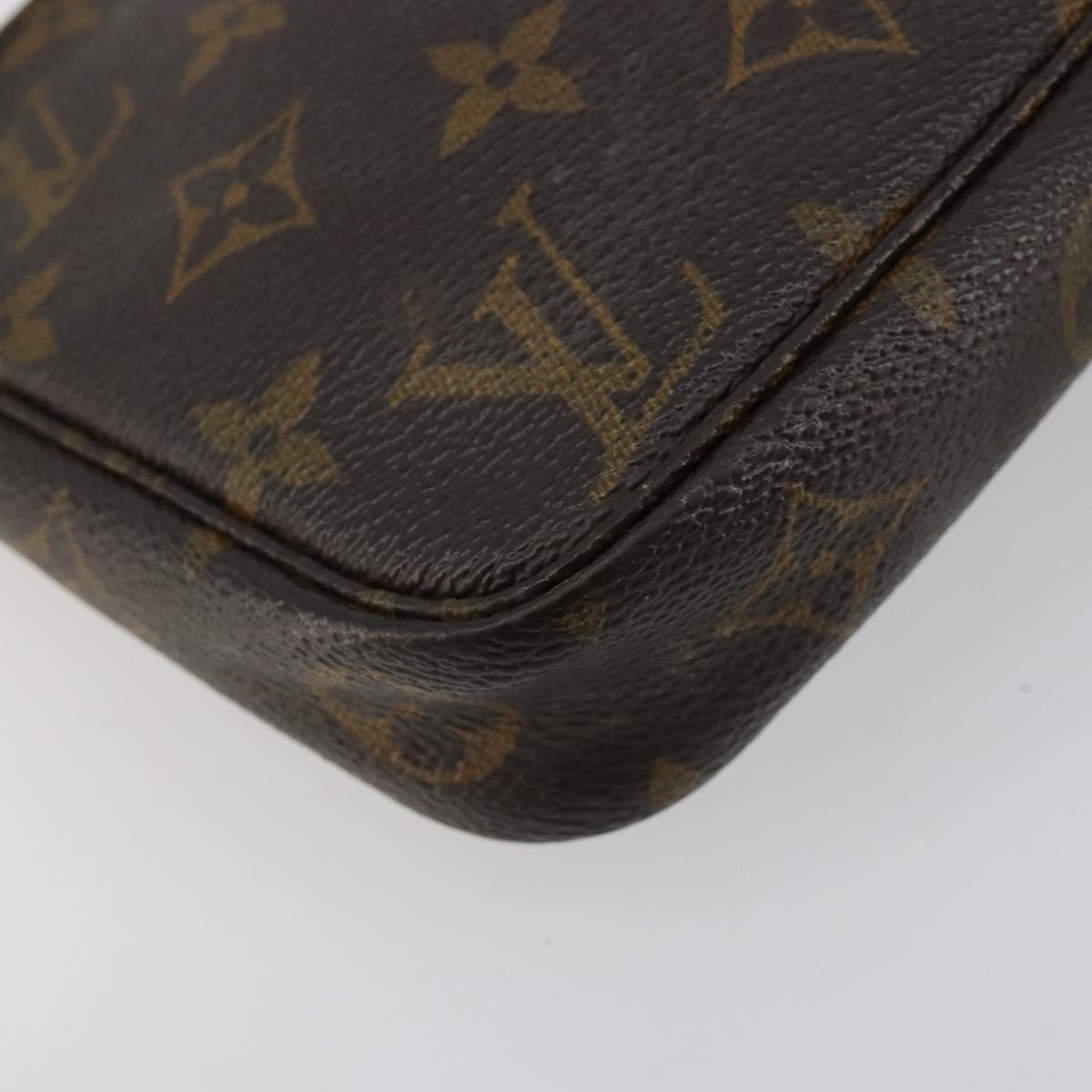 LOUIS VUITTON Monogram Pochette Accessoires Pouch M51980 LV Auth bs35597