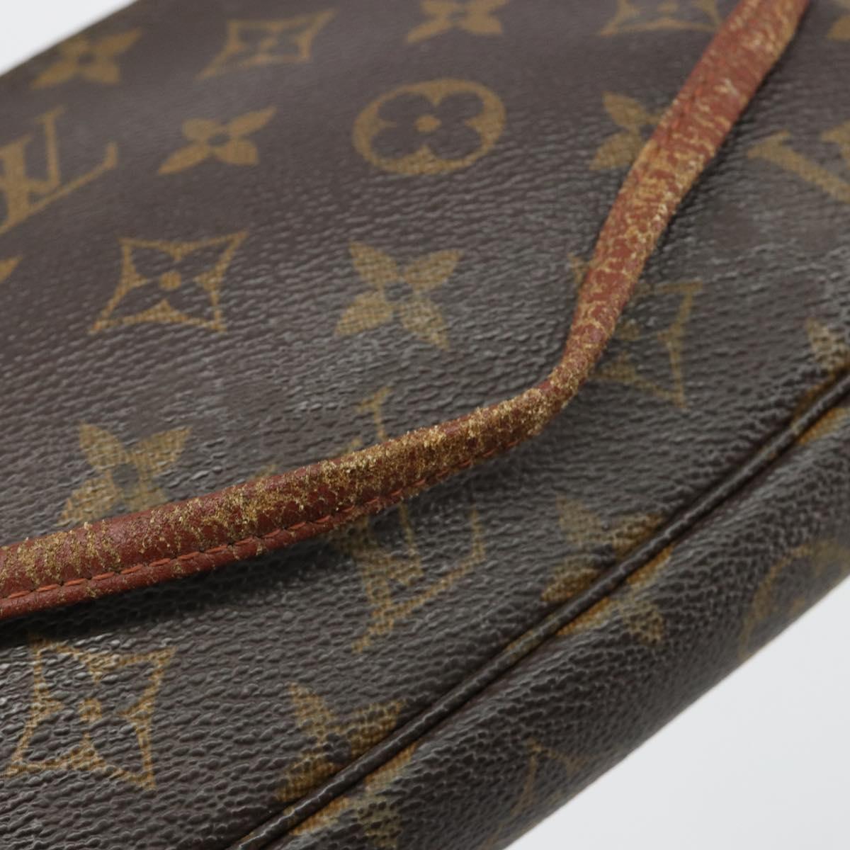 LOUIS VUITTON Monogram Pochette Accessoires Pouch M51980 LV Auth bs35597