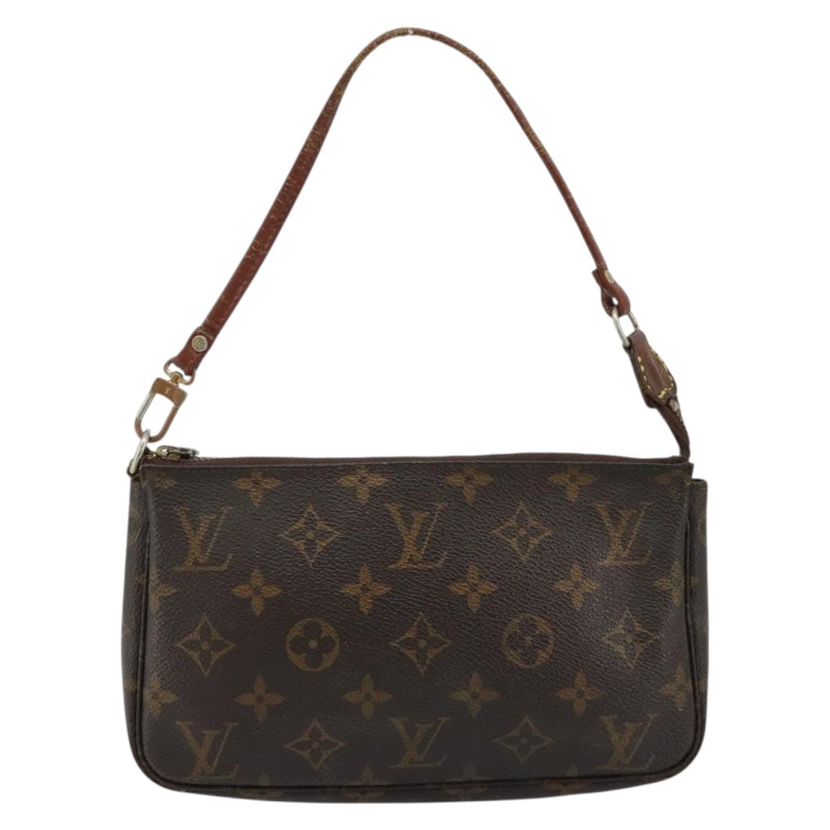 LOUIS VUITTON Monogram Pochette Accessoires Pouch M51980 LV Auth bs35597