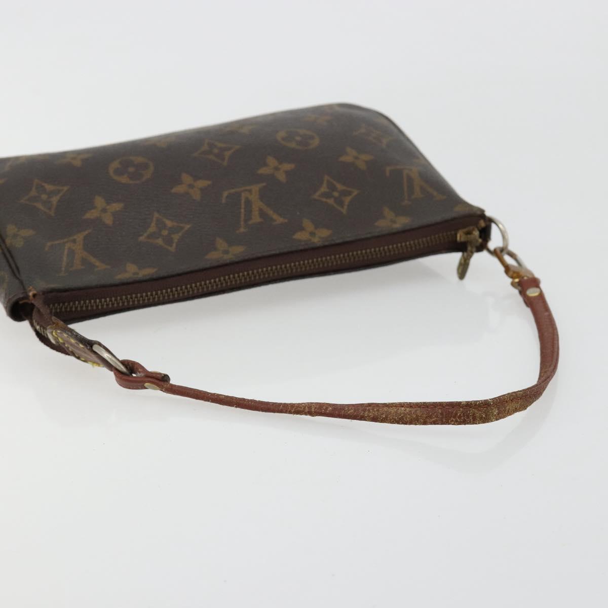 LOUIS VUITTON Monogram Pochette Accessoires Pouch M51980 LV Auth bs35597