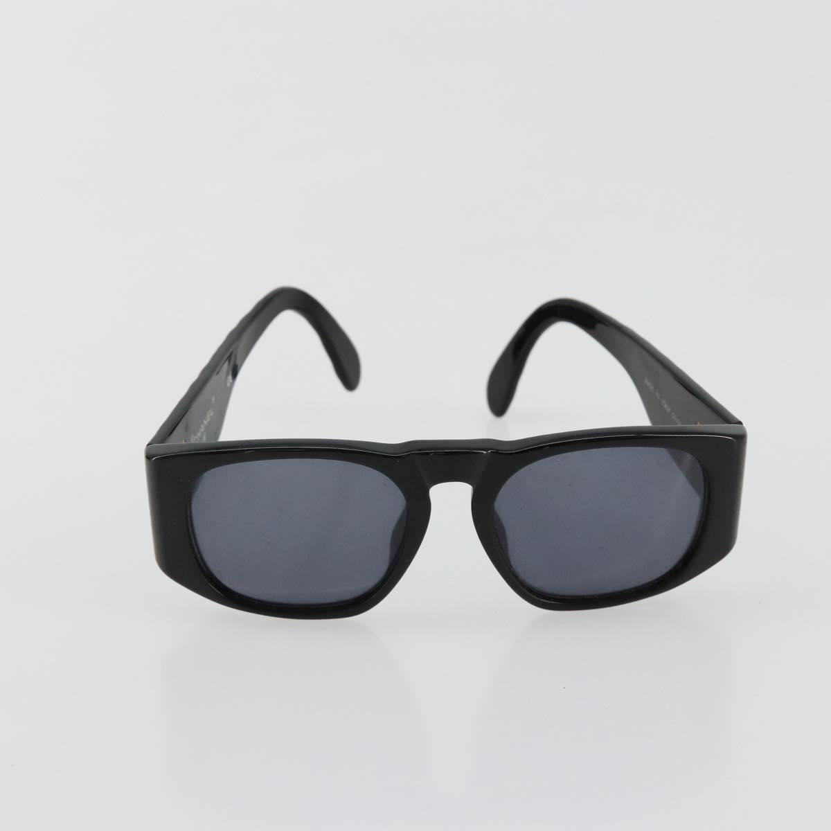 CHANEL Sunglasses plastic Black CC Auth bs35605