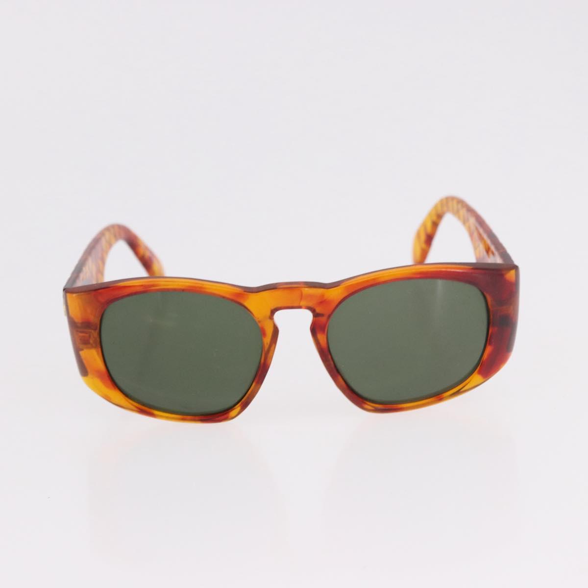 CHANEL Sunglasses plastic 2 Set Black Brown CC Auth bs35606