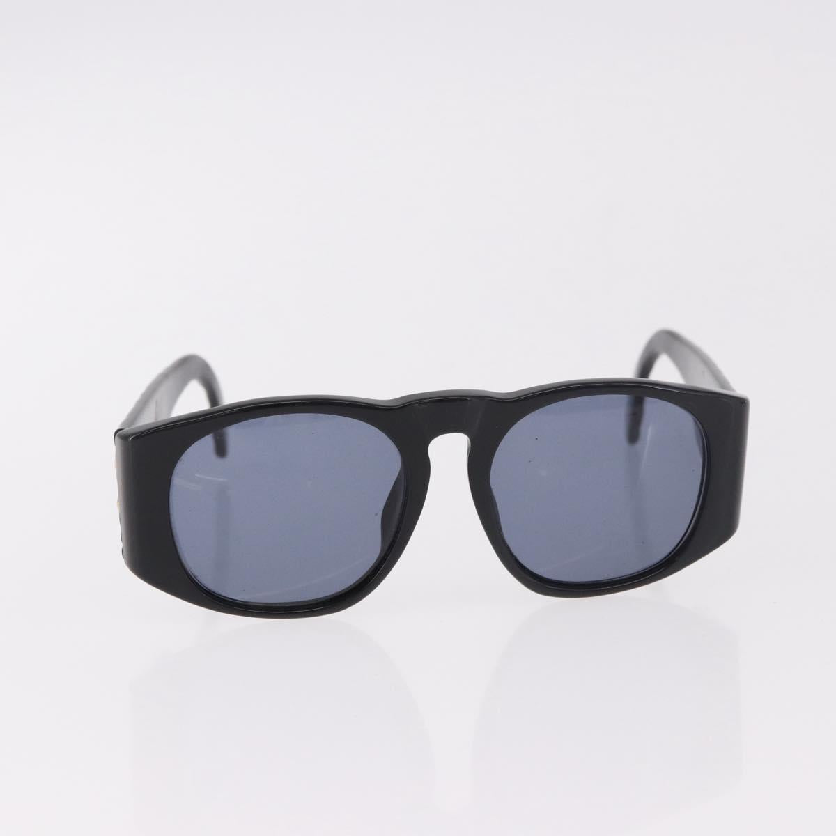 CHANEL Sunglasses plastic 2 Set Black Brown CC Auth bs35606
