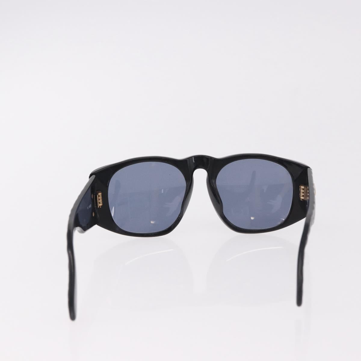 CHANEL Sunglasses plastic 2 Set Black Brown CC Auth bs35606