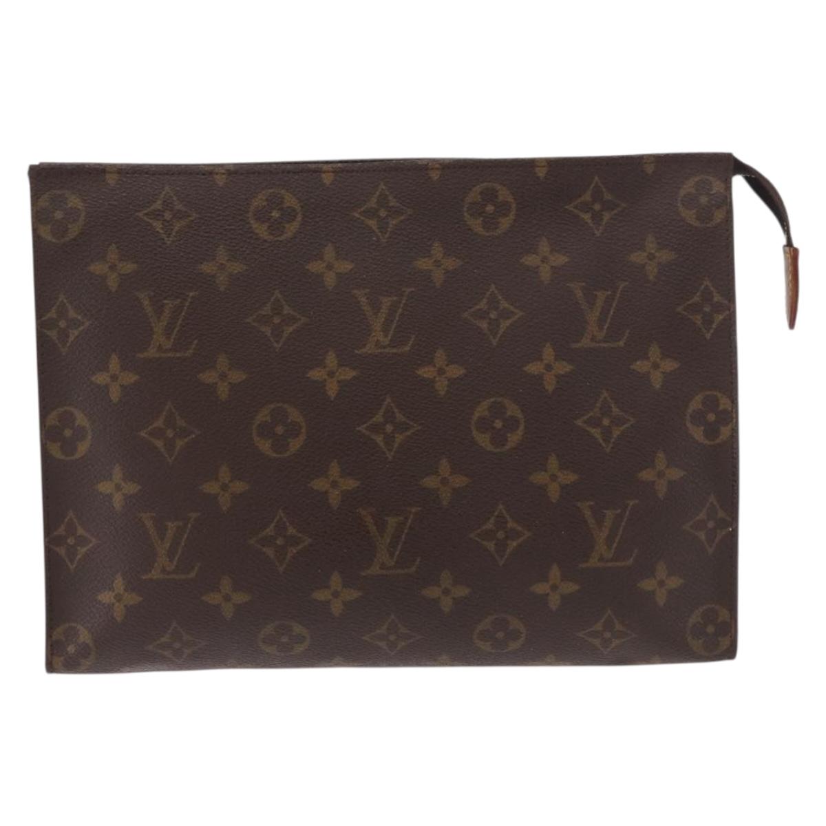 LOUIS VUITTON Monogram Poche Toilette 26 Pouch M47542 LV Auth bs35610