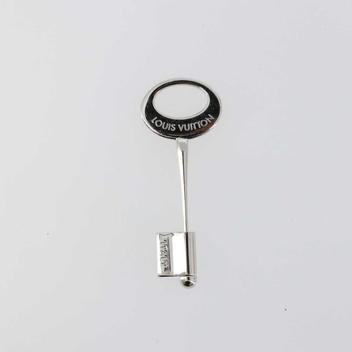 LOUIS VUITTON Travel Key Brooch Set Brooch metal Silver M68098 LV Auth bs35611
