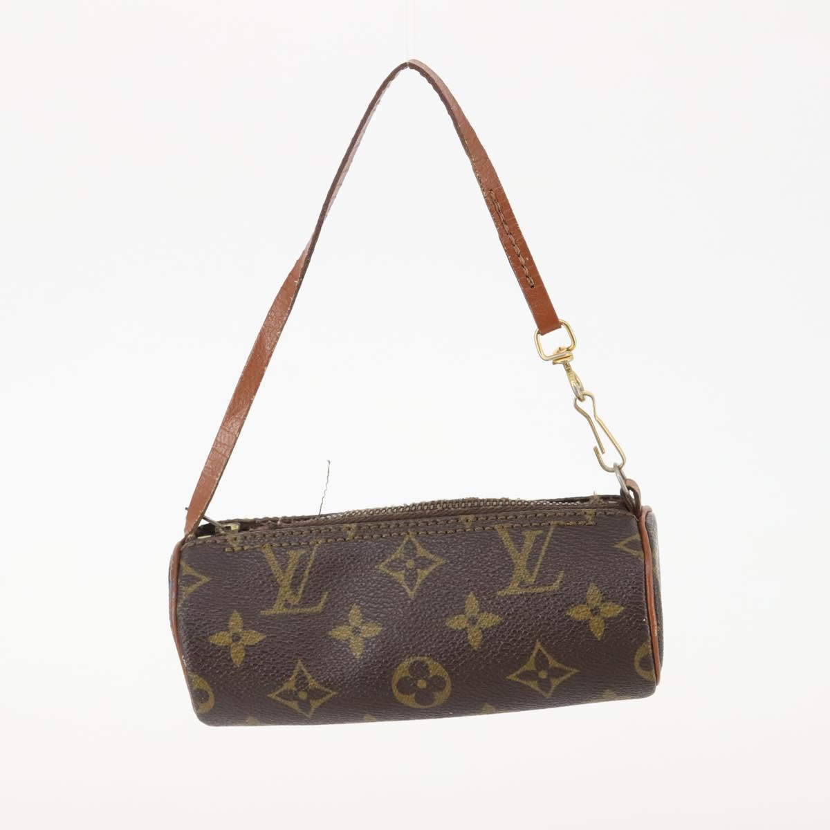 LOUIS VUITTON Monogram Vernis Pouch 6 Set Beige LV Auth bs35613