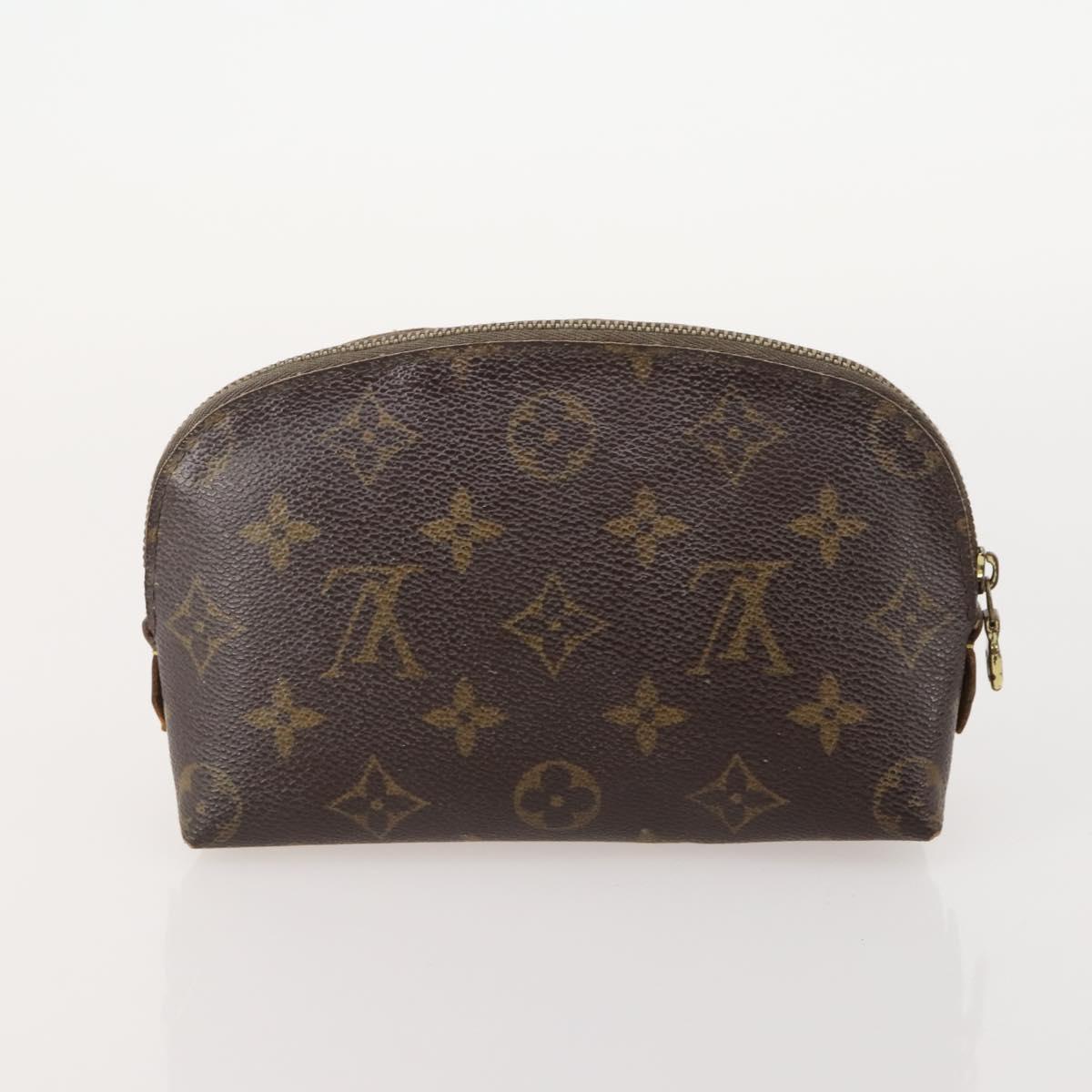 LOUIS VUITTON Monogram Vernis Pouch 6 Set Beige LV Auth bs35613