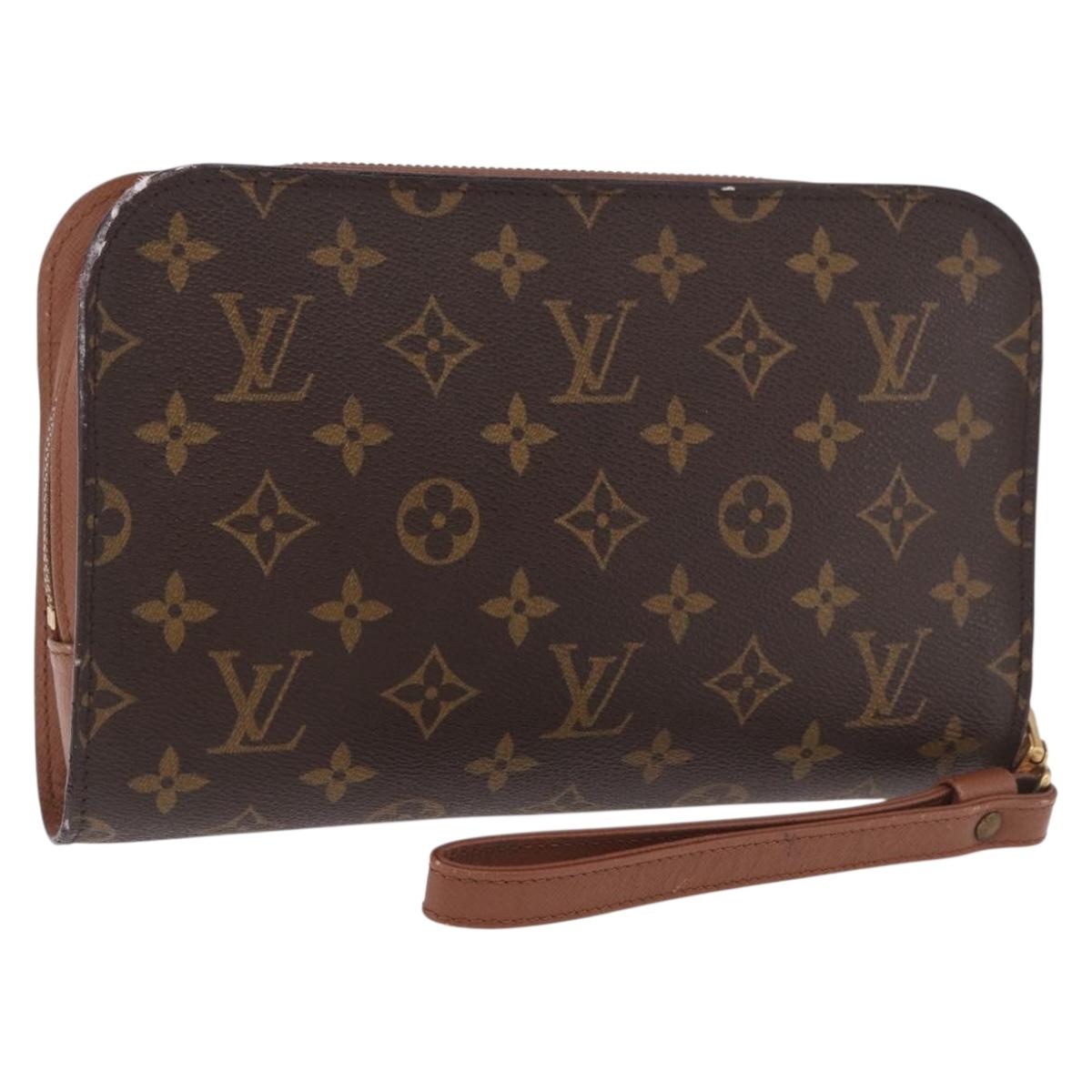 LOUIS VUITTON Monogram Orsay Clutch Bag M51790 LV Auth bs35619