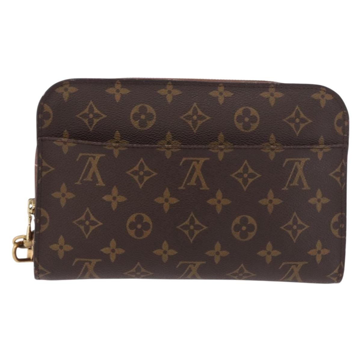 LOUIS VUITTON Monogram Orsay Clutch Bag M51790 LV Auth bs35619