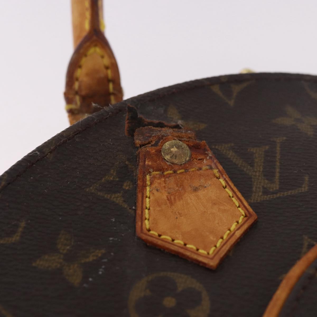 LOUIS VUITTON Monogram Ellipse PM Hand Bag M51127 LV Auth bs35620