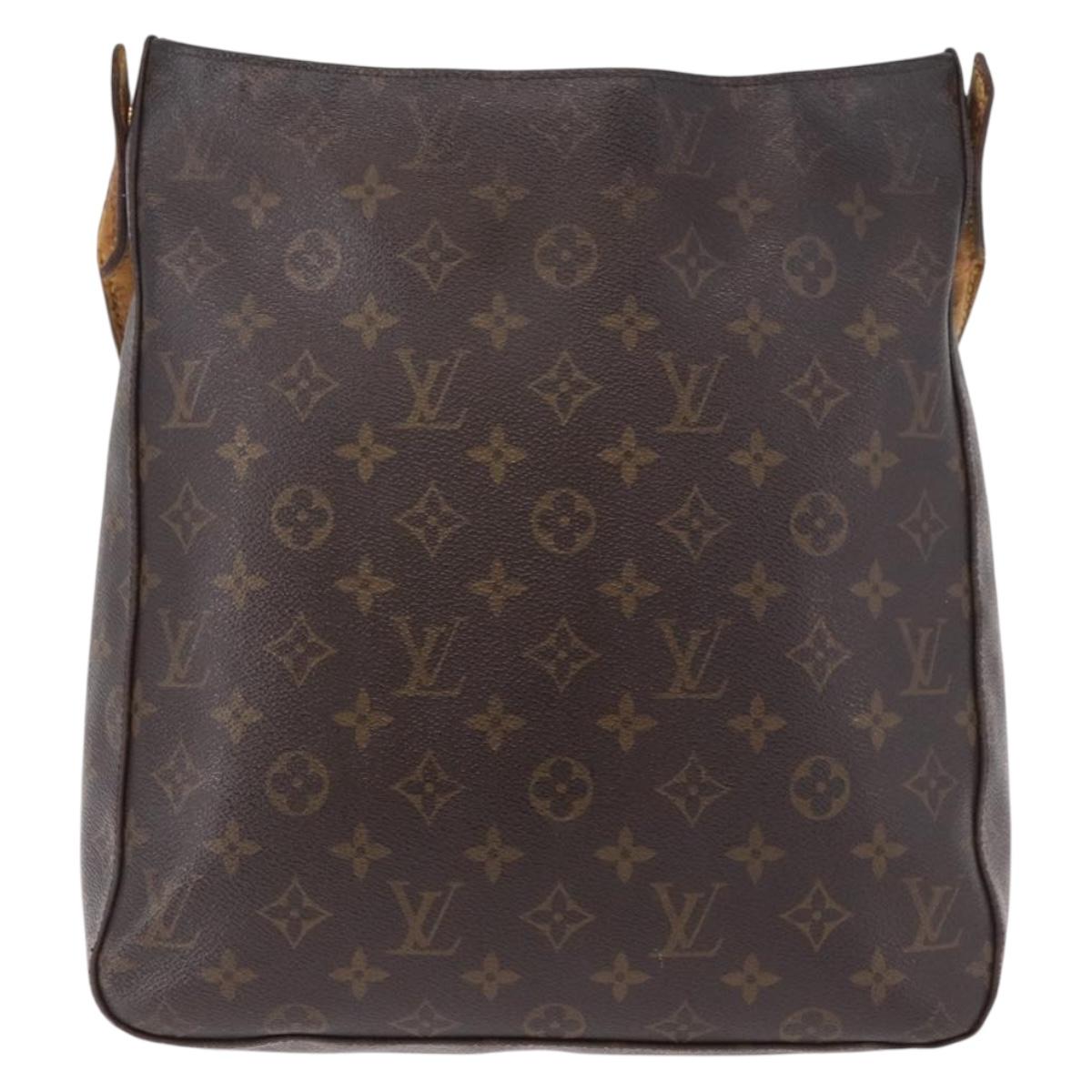 LOUIS VUITTON Monogram Looping GM Shoulder Bag M51145 LV Auth bs35621