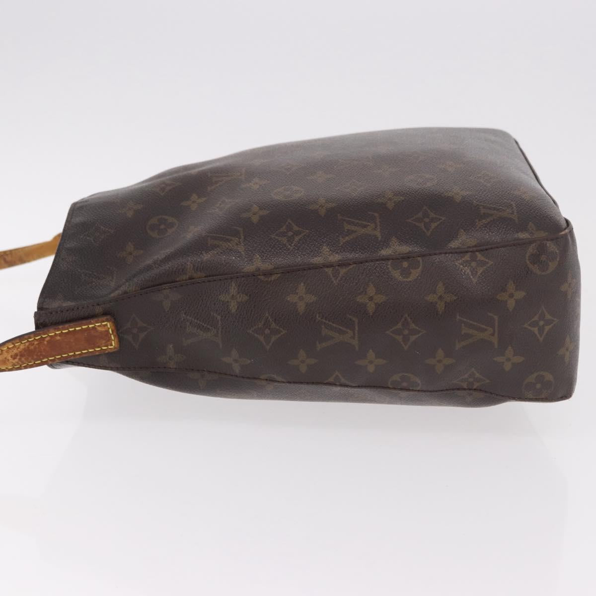 LOUIS VUITTON Monogram Looping GM Shoulder Bag M51145 LV Auth bs35621