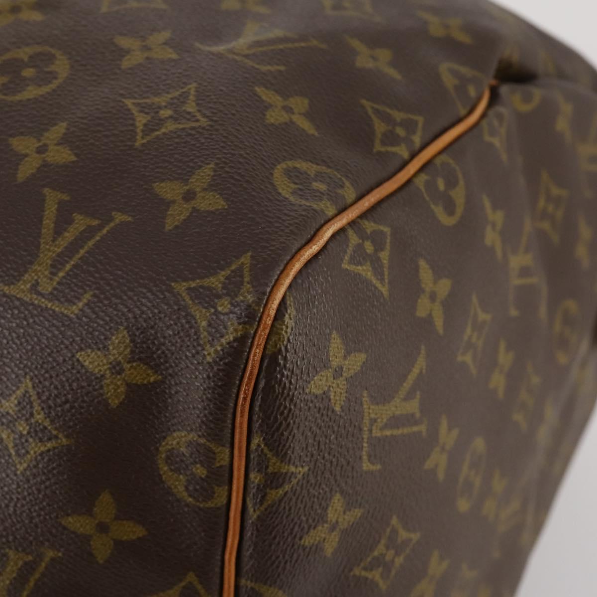 LOUIS VUITTON Monogram Keepall 55 Boston Bag M41424 LV Auth bs35622