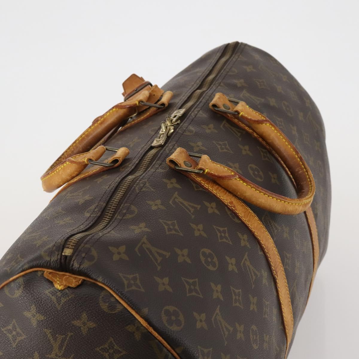 LOUIS VUITTON Monogram Keepall 50 Boston Bag M41426 LV Auth bs35623