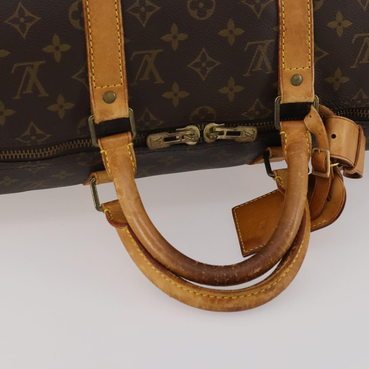 LOUIS VUITTON Monogram Keepall 50 Boston Bag M41426 LV Auth bs35623