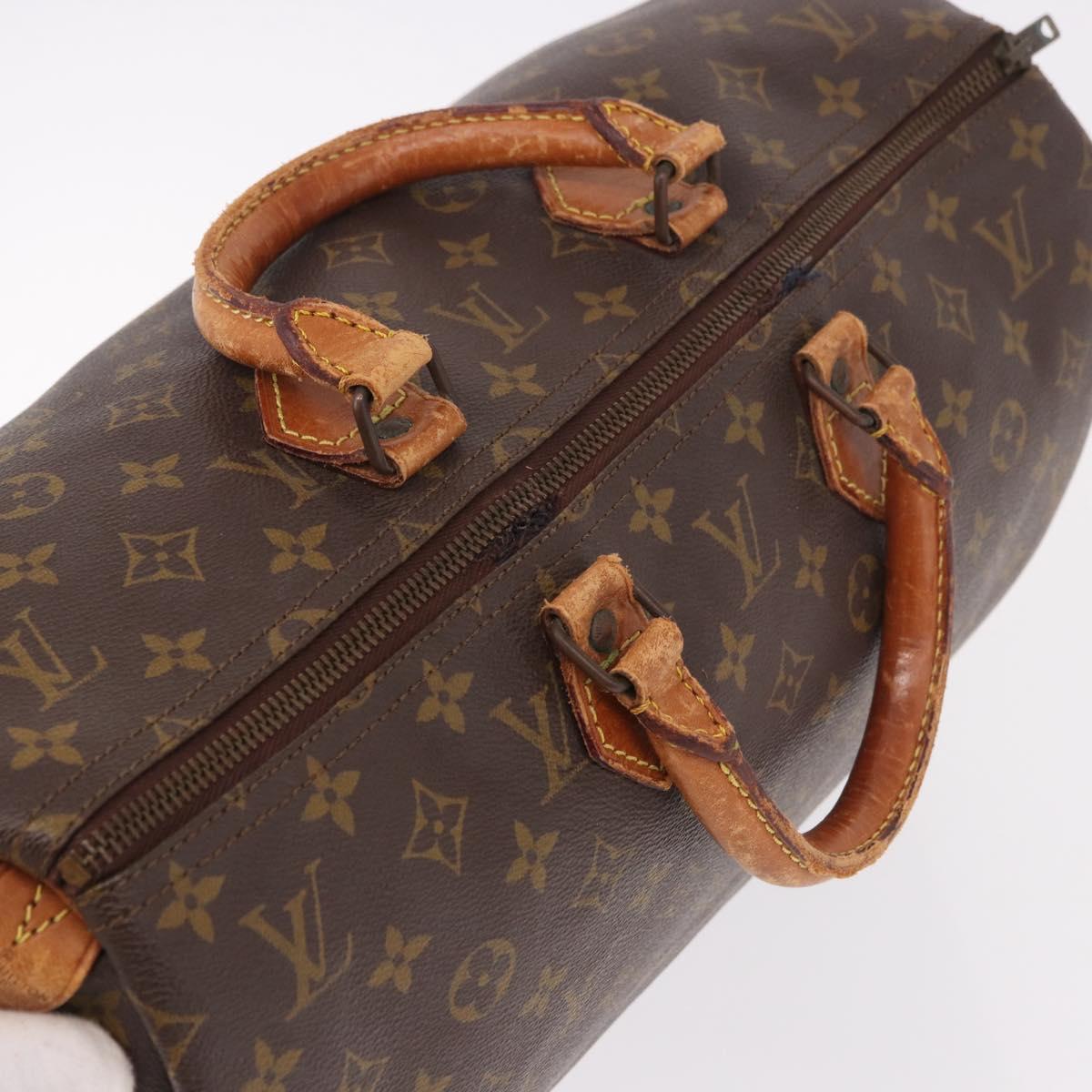LOUIS VUITTON Monogram Speedy 40 Hand Bag M41522 LV Auth bs35624