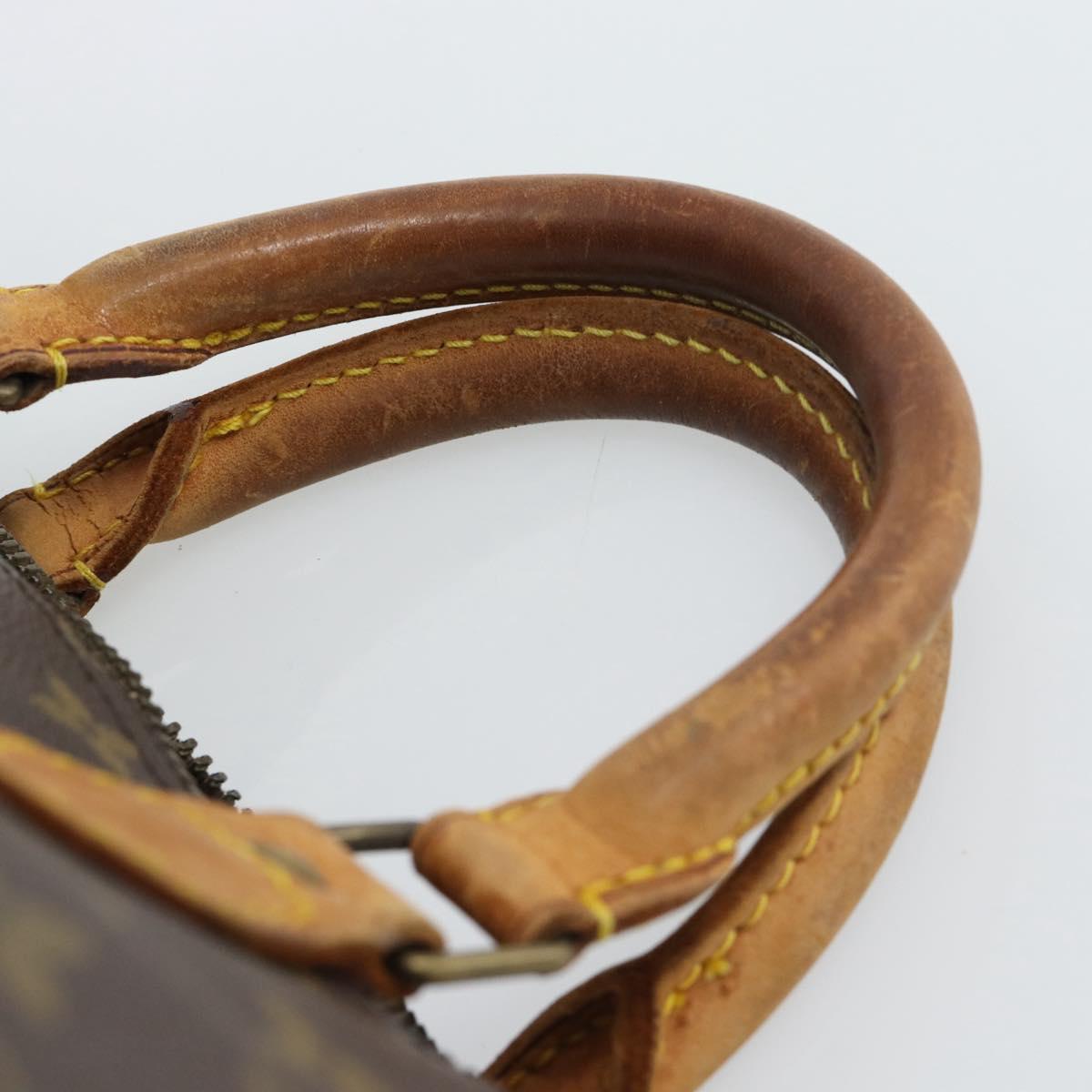 LOUIS VUITTON Monogram Speedy 35 Hand Bag M41524 LV Auth bs35625