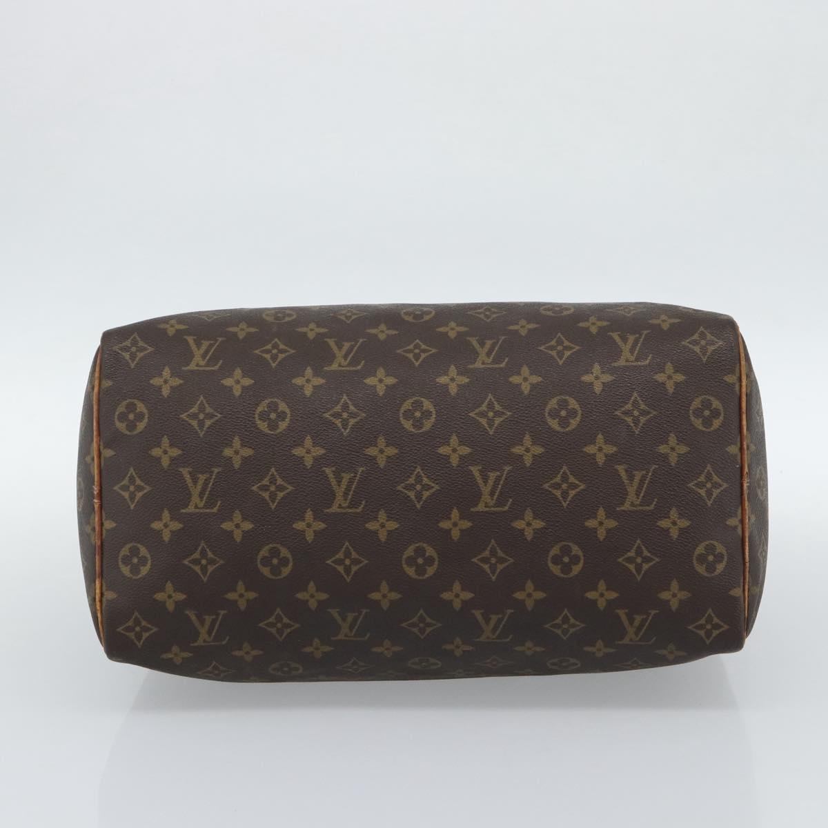 LOUIS VUITTON Monogram Speedy 35 Hand Bag M41524 LV Auth bs35625