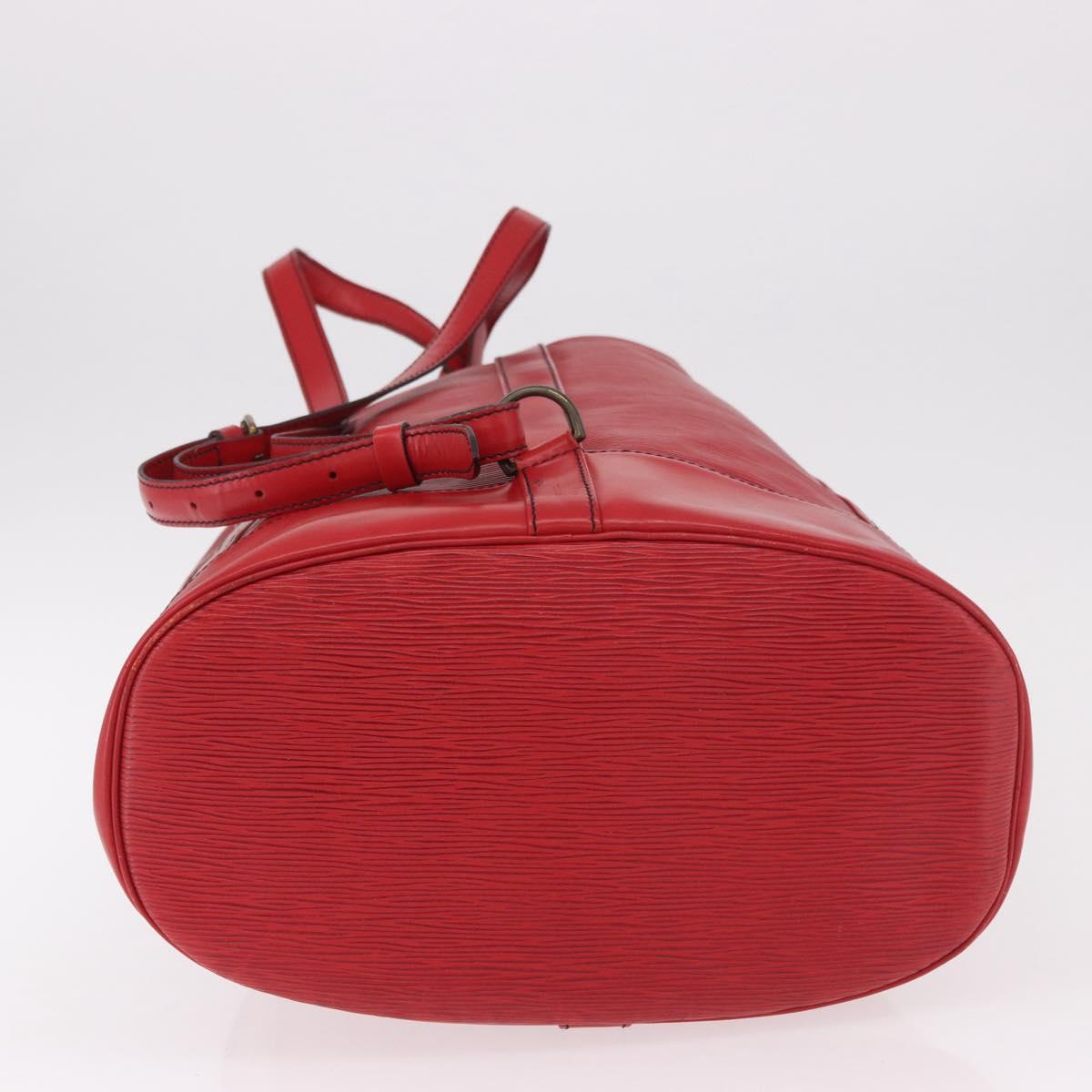 LOUIS VUITTON Epi Randonnee GM Shoulder Bag Red M43087 LV Auth bs35628