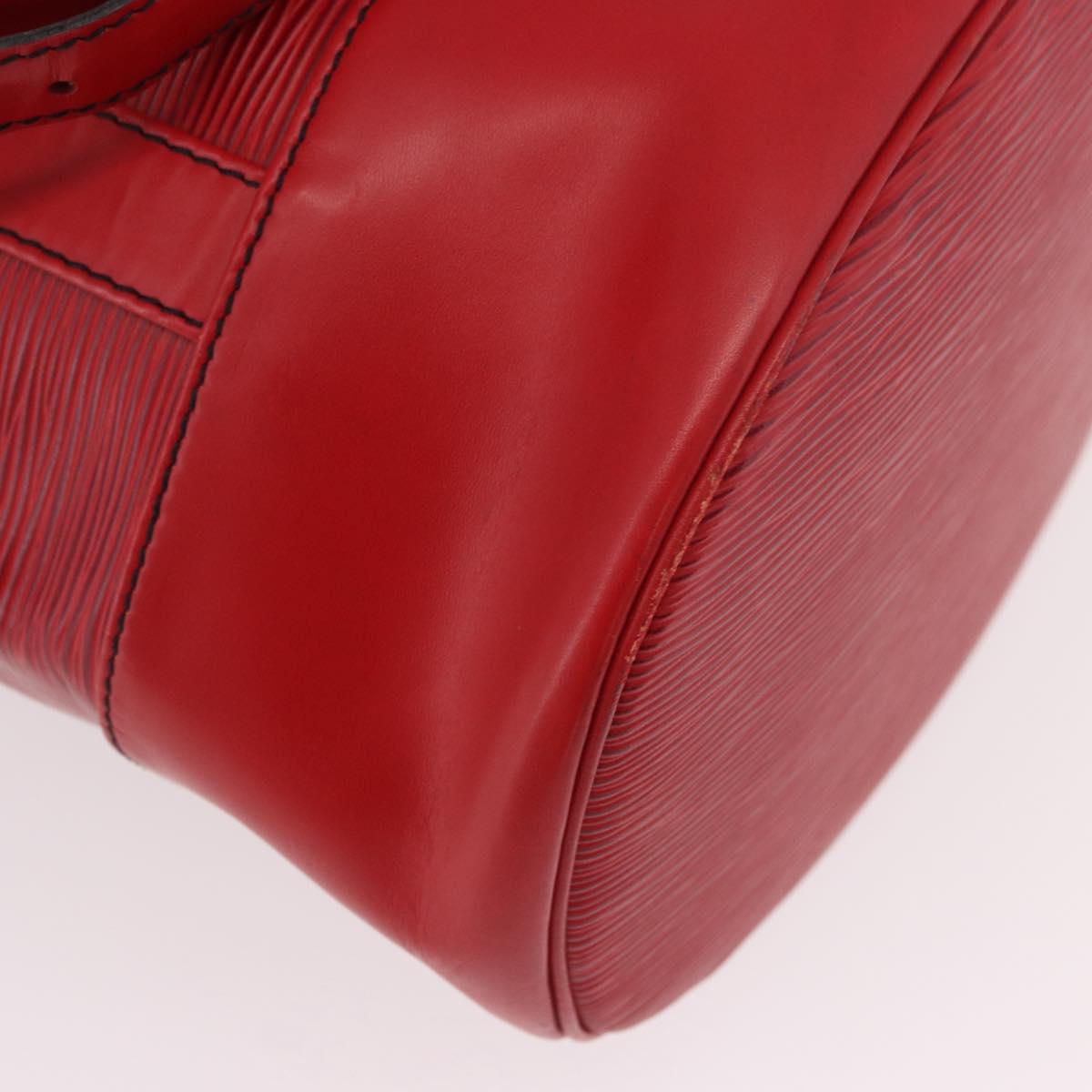 LOUIS VUITTON Epi Randonnee GM Shoulder Bag Red M43087 LV Auth bs35628