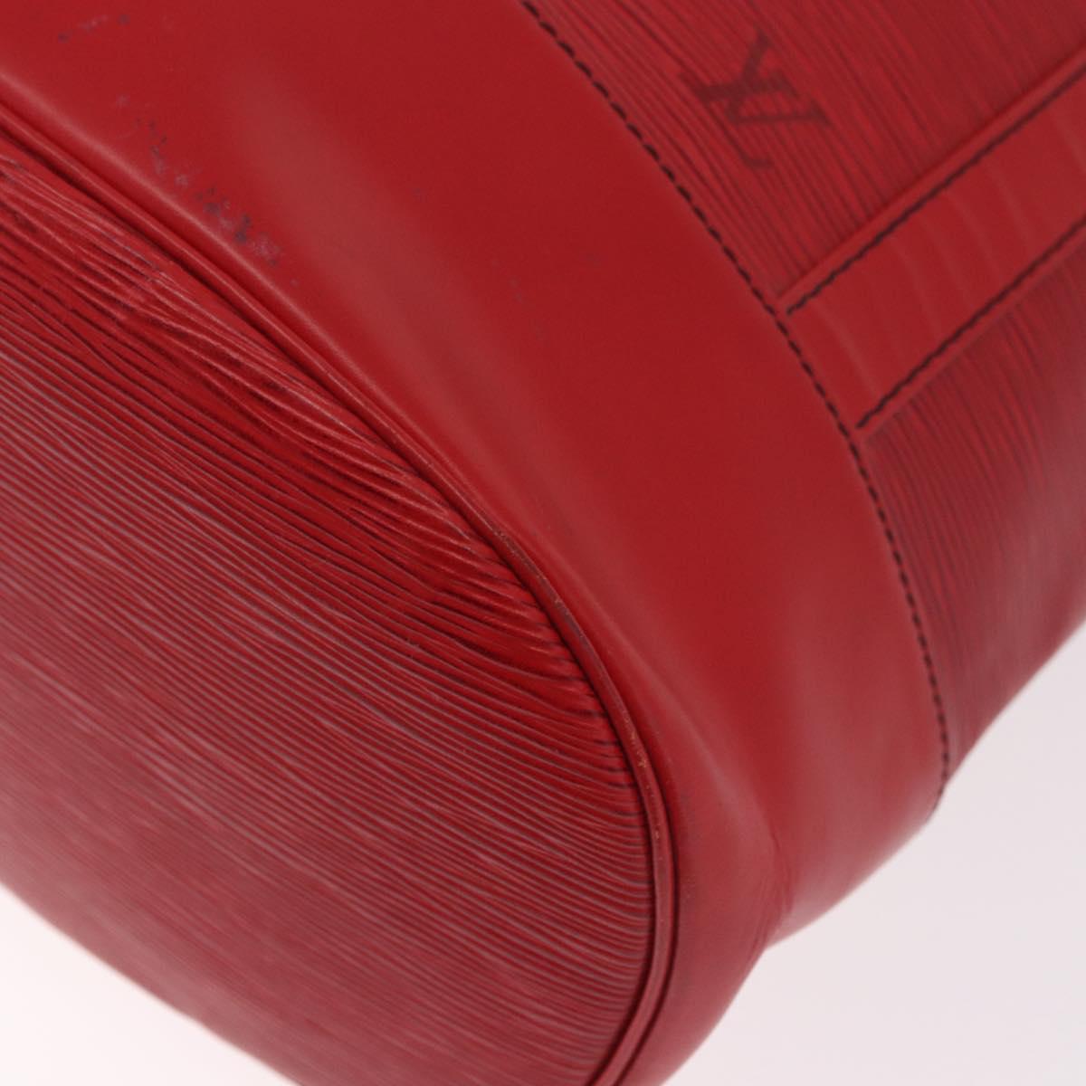 LOUIS VUITTON Epi Randonnee GM Shoulder Bag Red M43087 LV Auth bs35628