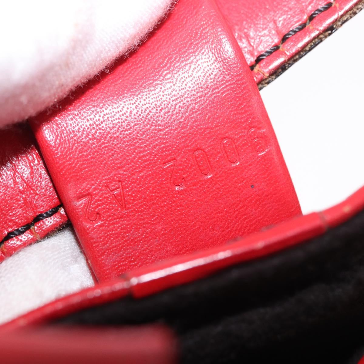 LOUIS VUITTON Epi Randonnee GM Shoulder Bag Red M43087 LV Auth bs35628