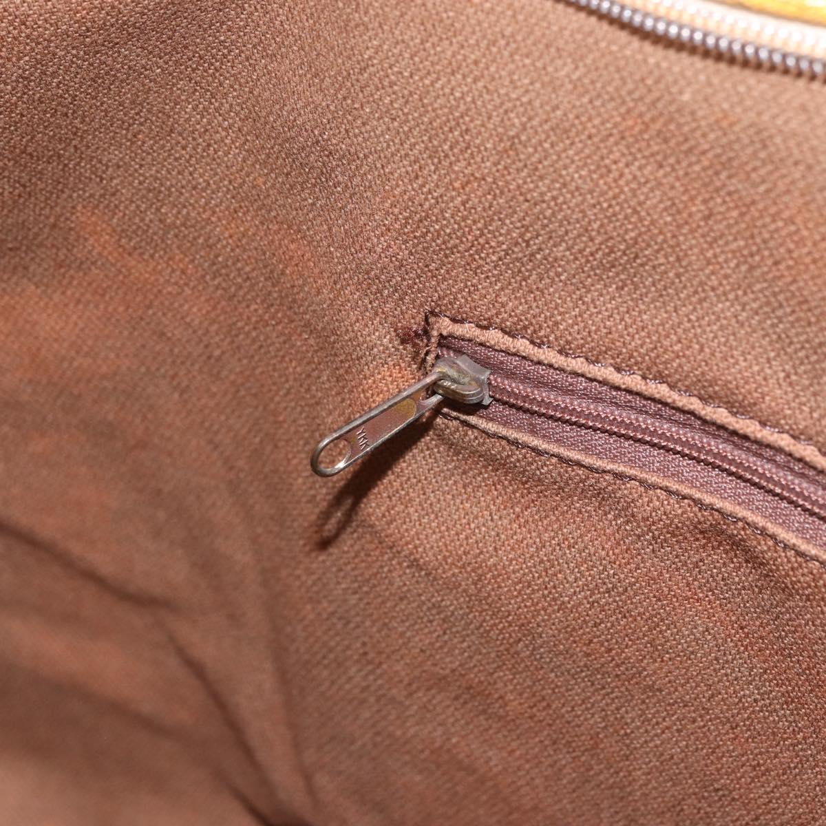 LOEWE Tote Bag Canvas Beige Brown Auth bs35631A